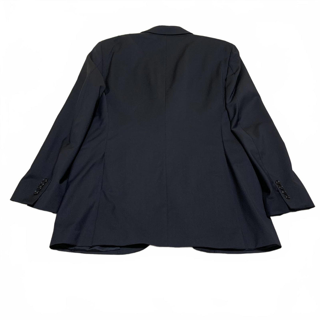 VTG Joseph Abboud 40L Black Wool Blazer Made in USA