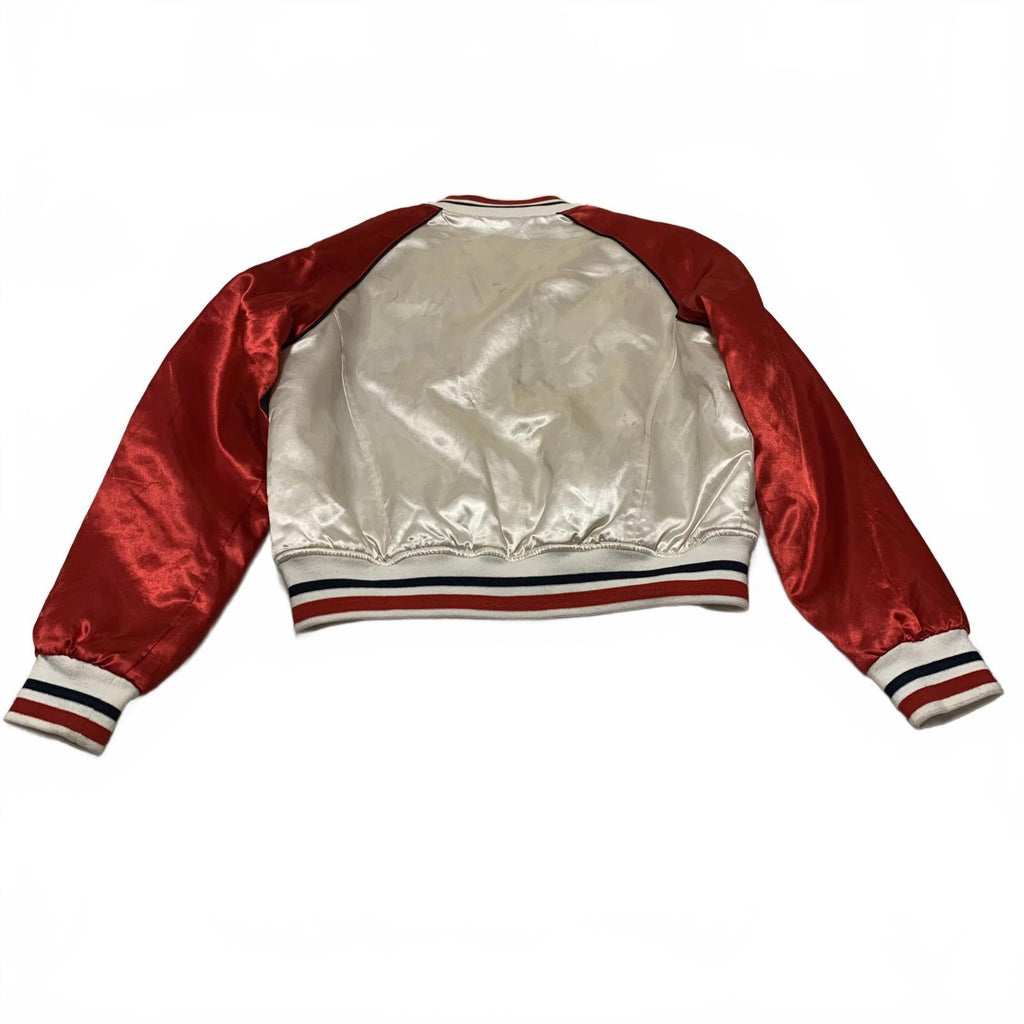 VTG Lot29 Tweety Paris Bomber Women's L Y2K Satin