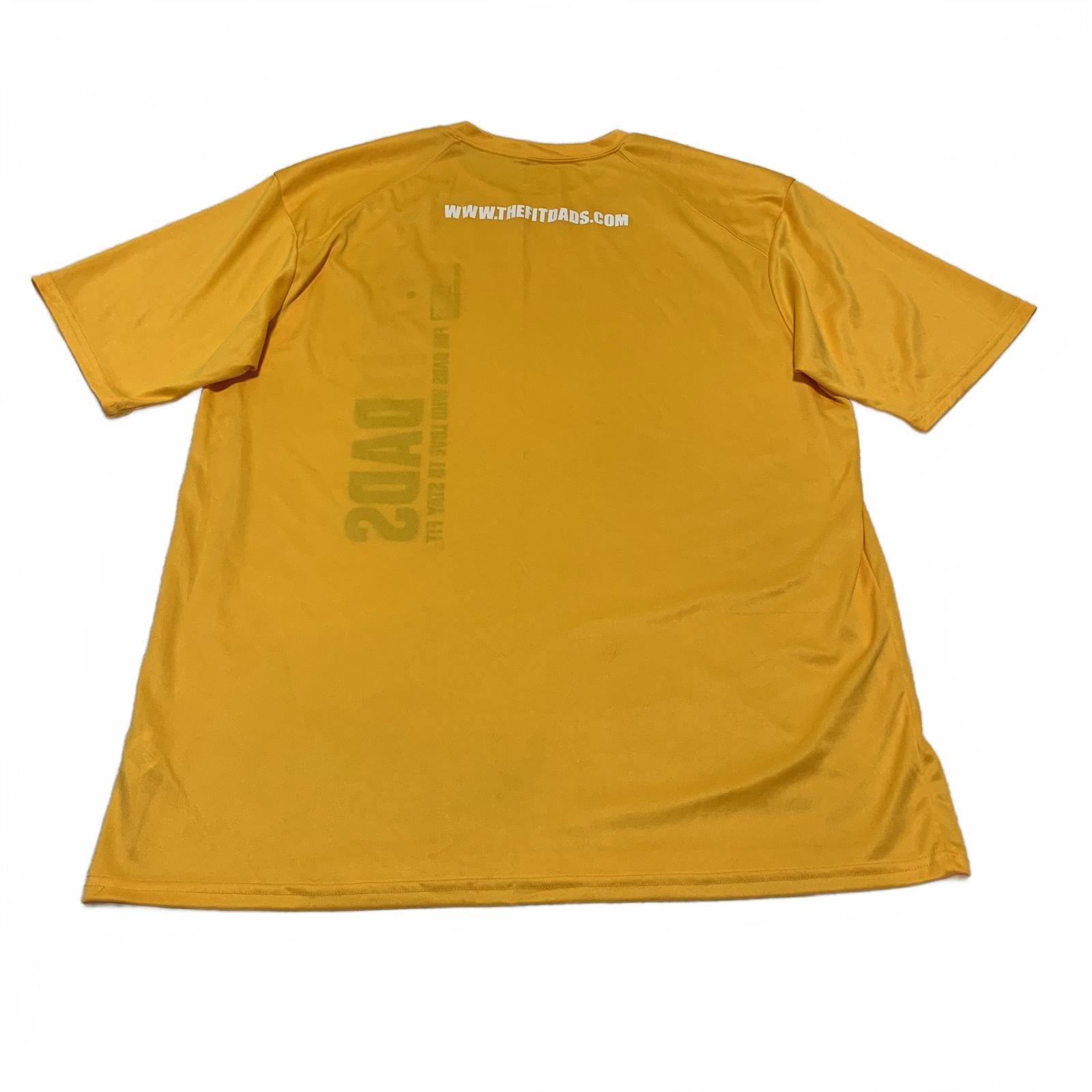 Badger Sport Mens XL Yellow FitDads Athletic Tee