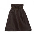 J.Crew Strapless Silk Dress Size 0 Petite Brown 100% Silk