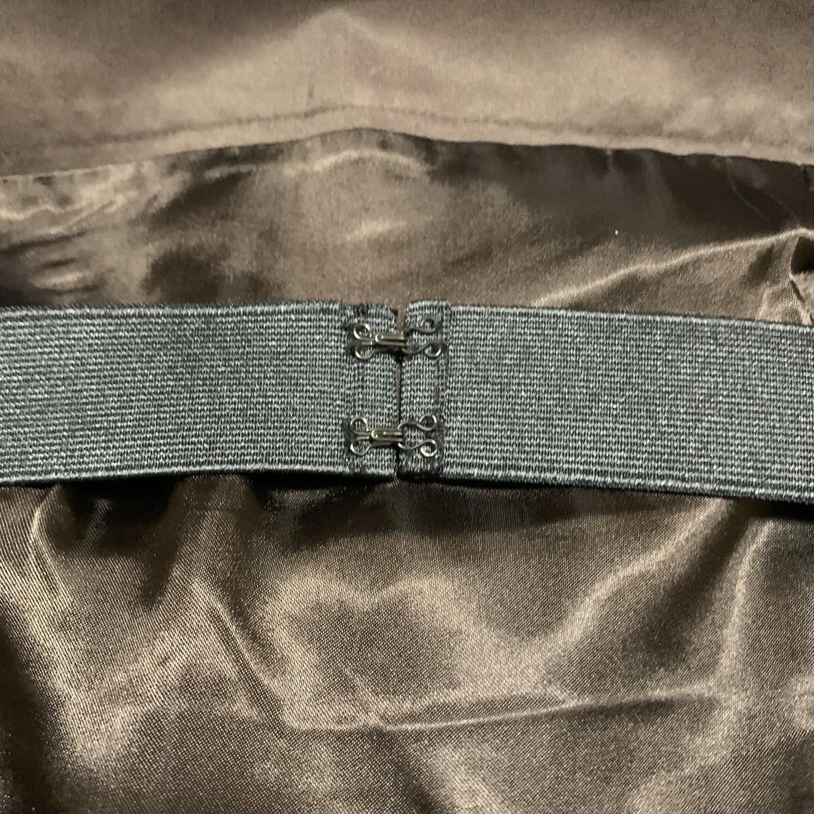 J.Crew Strapless Silk Dress Size 0 Petite Brown 100% Silk