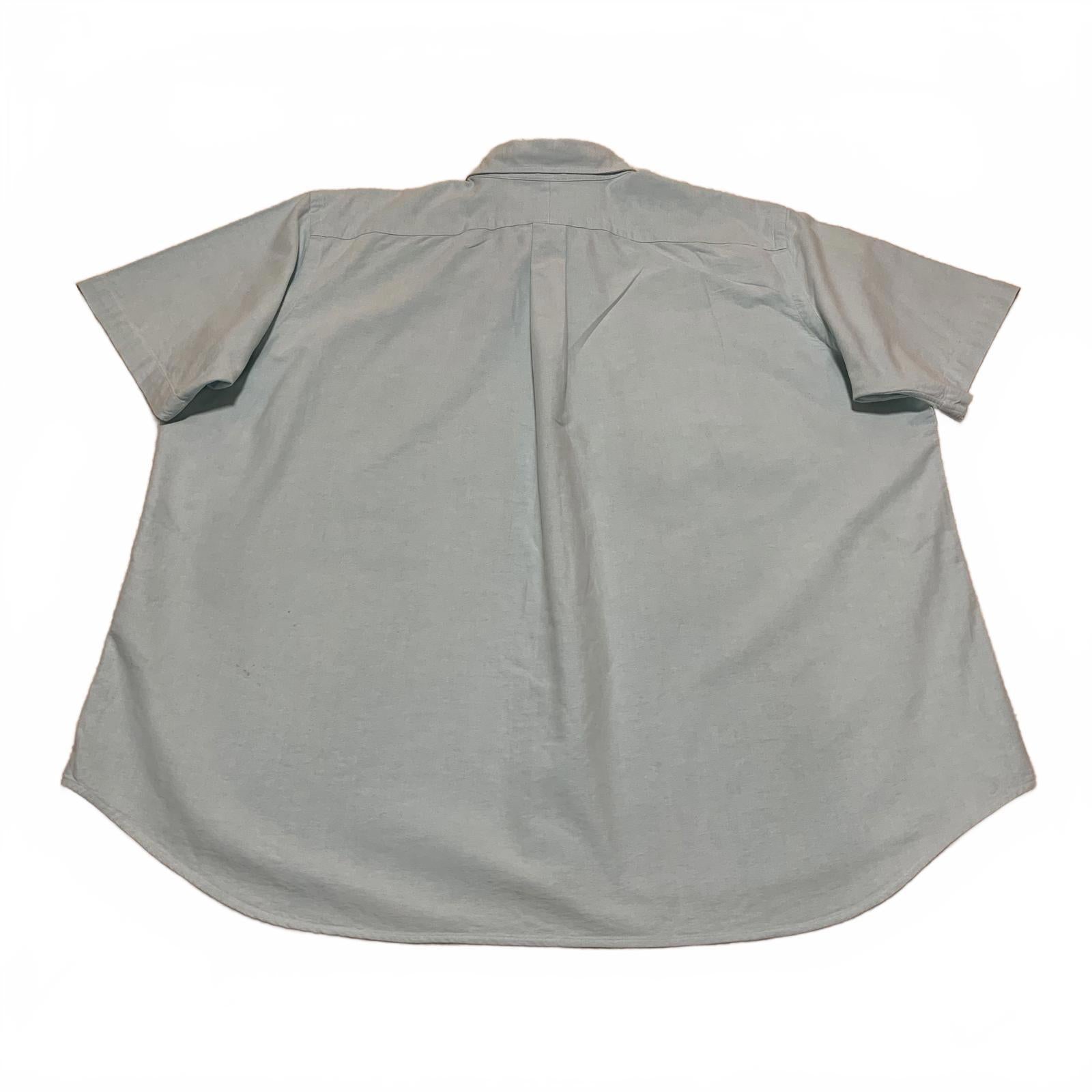 Ralph Lauren Men's 2XB Light Teal Short Sleeve Button Shirt