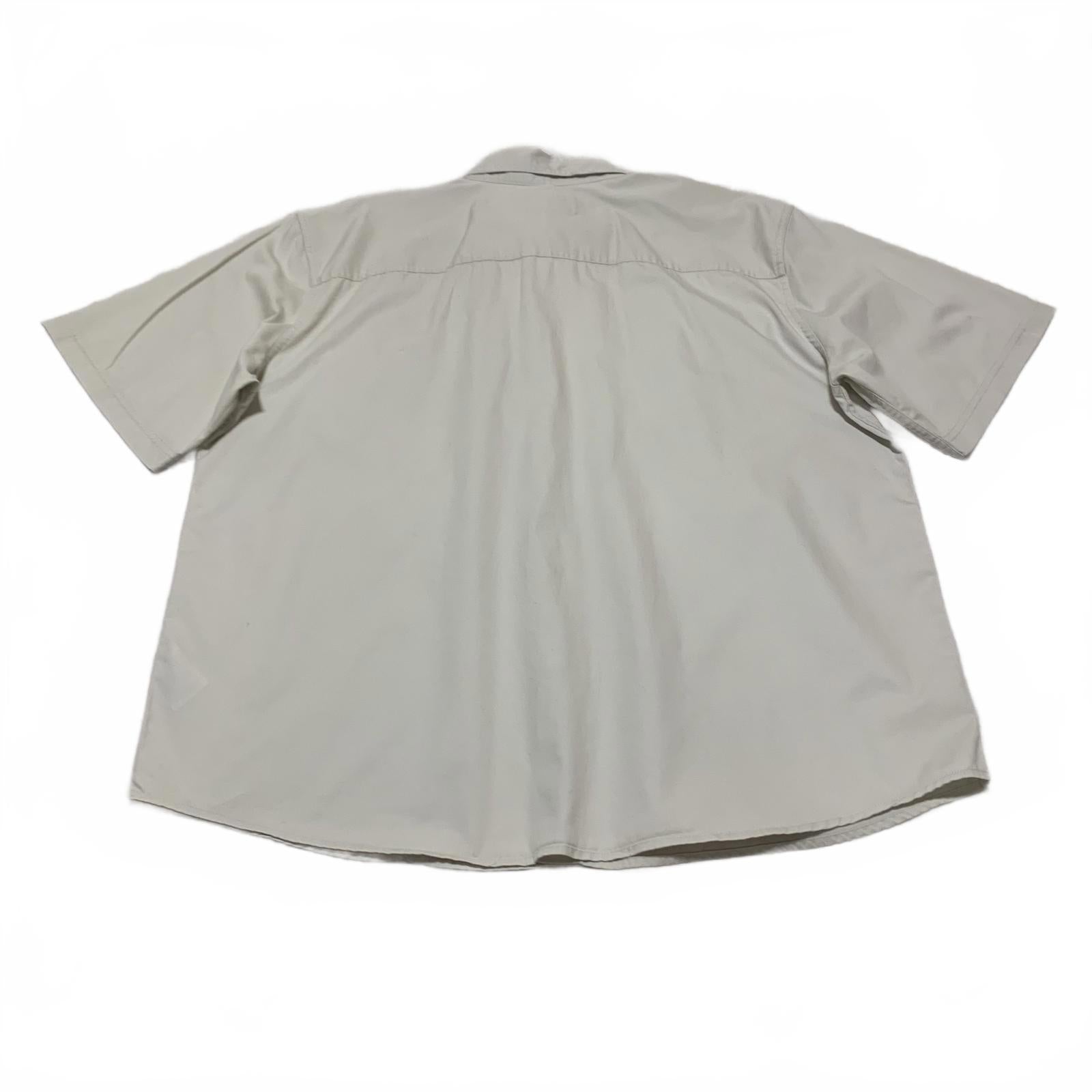 Harley Davidson Beige Button-Up Shirt Eagle Tag XL