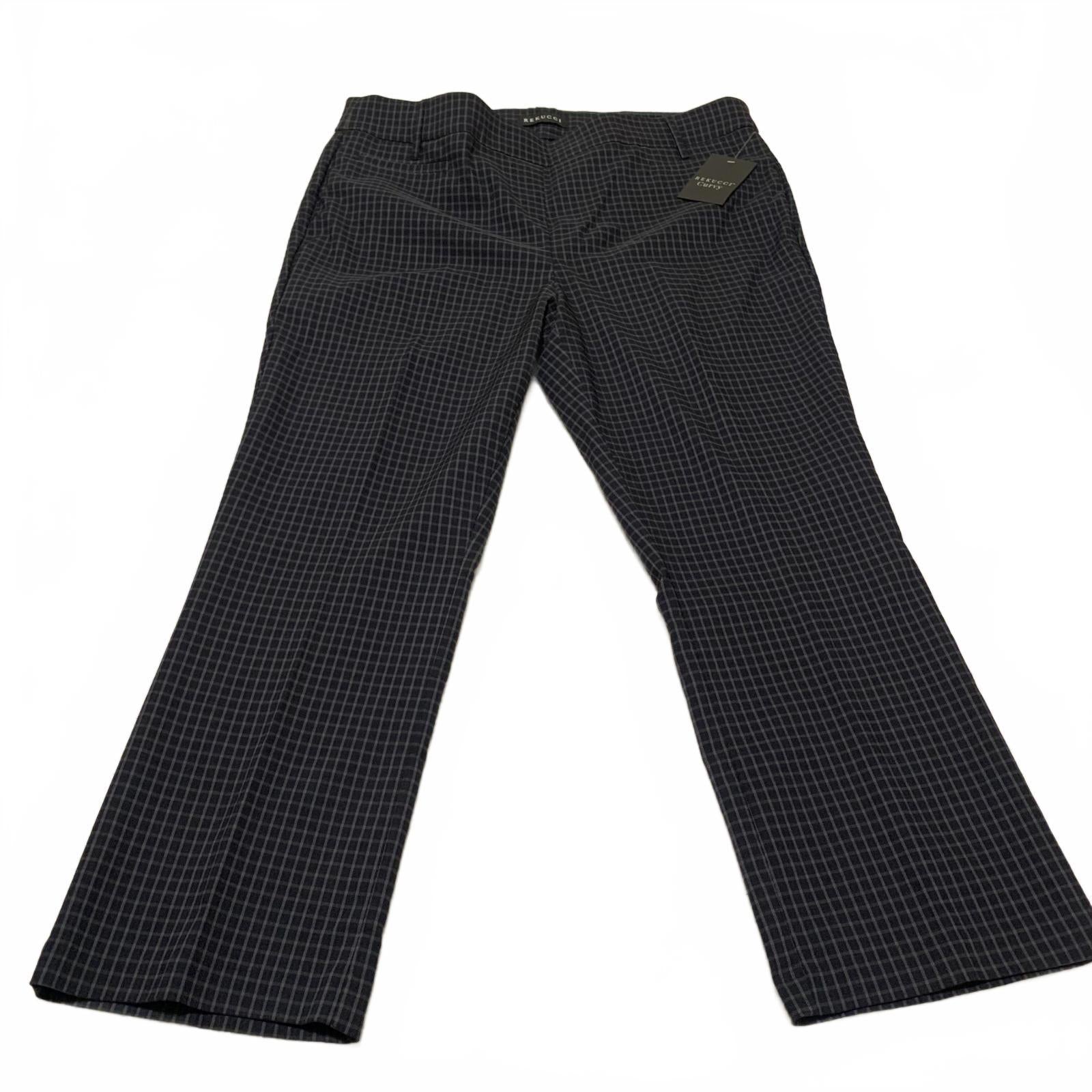NWT Rekucci Curvy Women's Petite Size 20WP Straight Leg Pants