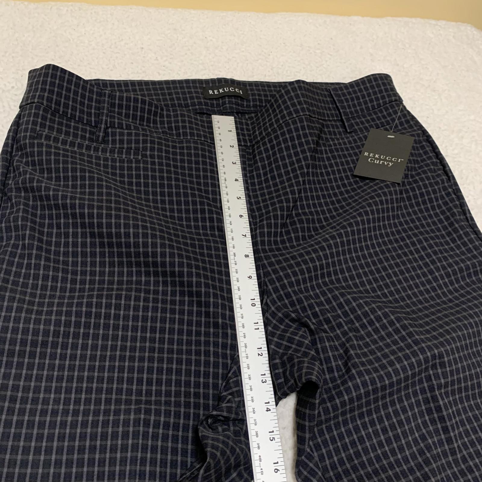 NWT Rekucci Curvy Women's Petite Size 20WP Straight Leg Pants