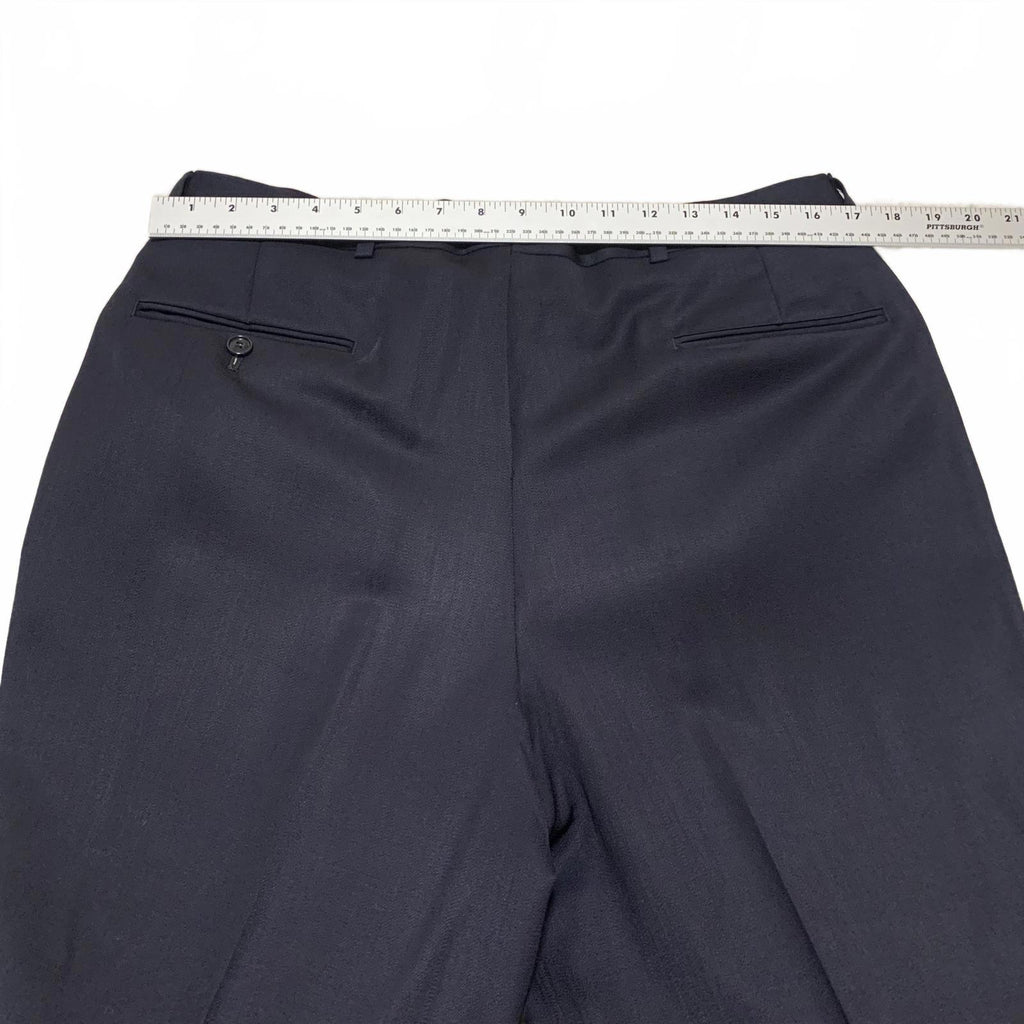 Golden Fil Men's Navy Blue Two-Piece Suit Blazer