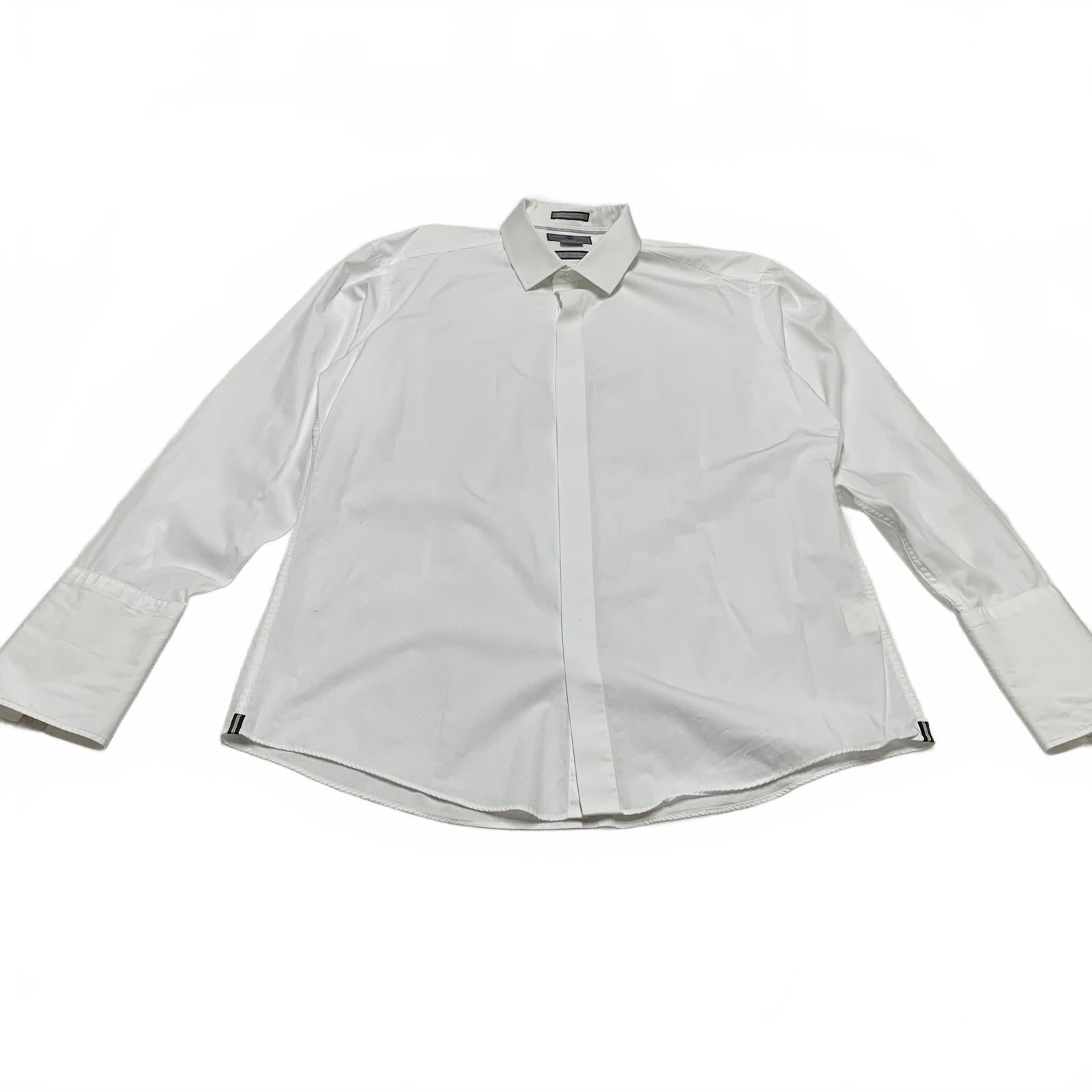 Black Brown 1826 Men's 17 Slim Fit Dress Shirt Cotton