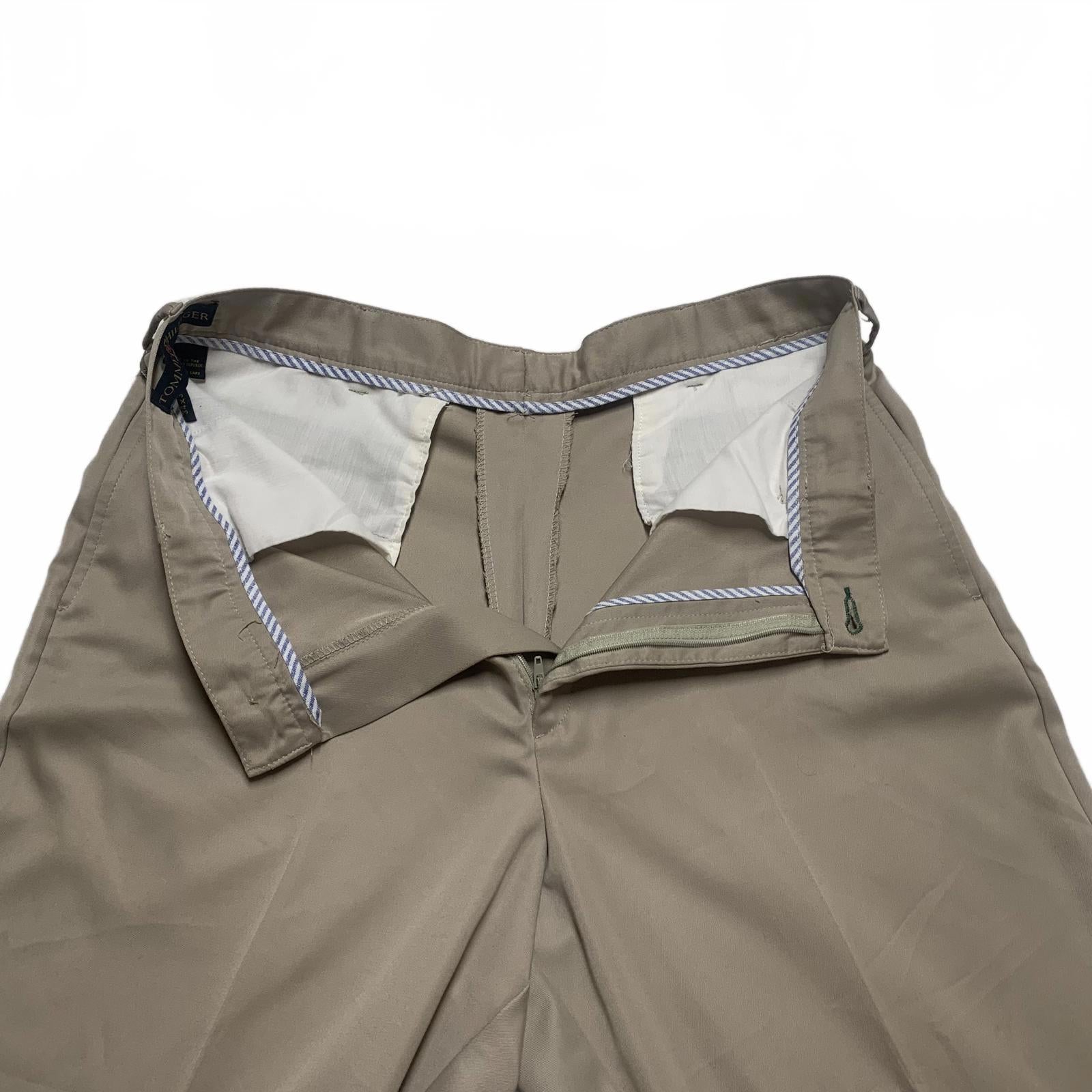 Tommy Hilfiger Men's Size 34x32 Khaki Wide-Leg Pants