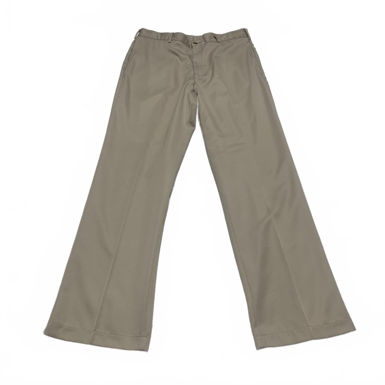 Tommy Hilfiger Men's Size 34x32 Khaki Wide-Leg Pants