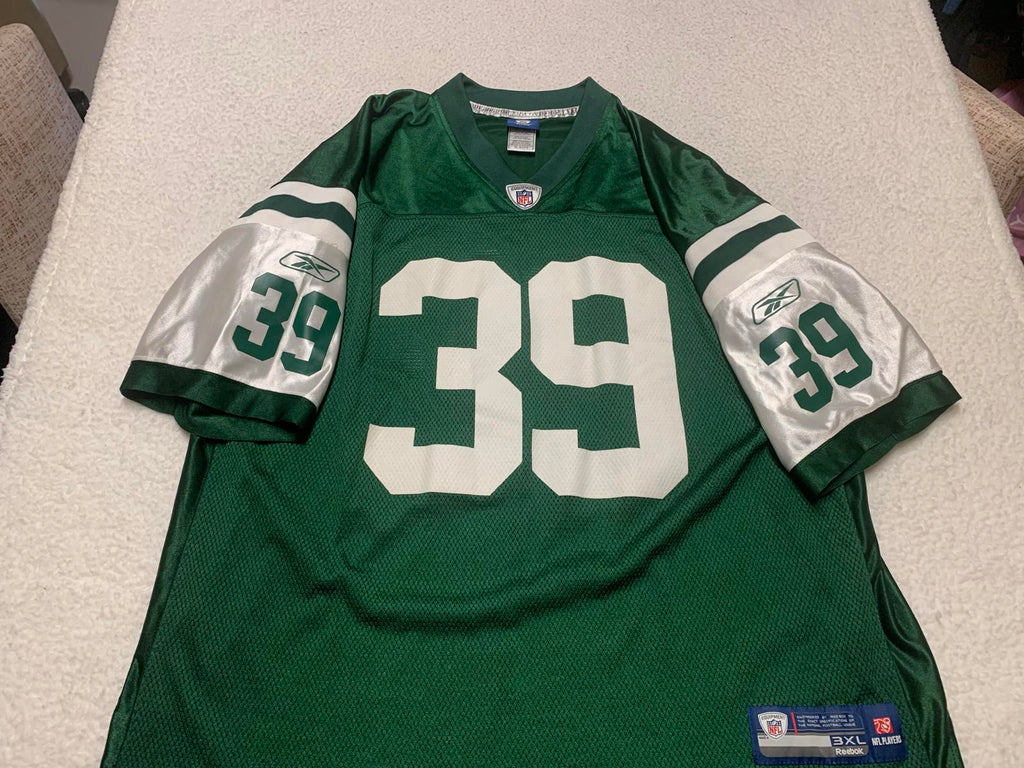 VTG Reebok NY Jets Esposito Jersey #39 3XL Green