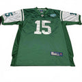 VTG Reebok NY Jets Tim Tebow #15 Jersey Sz 56 Green