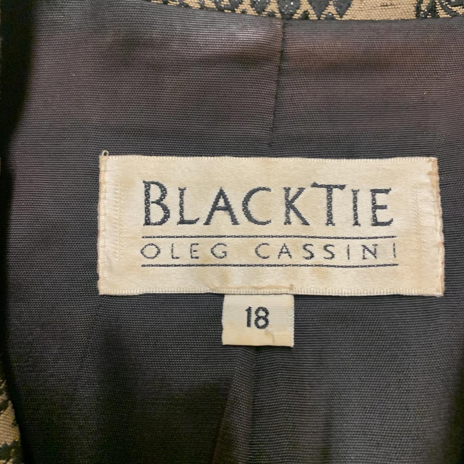 VTG Oleg Cassini BlackTie Women's 18 Evening Blazer
