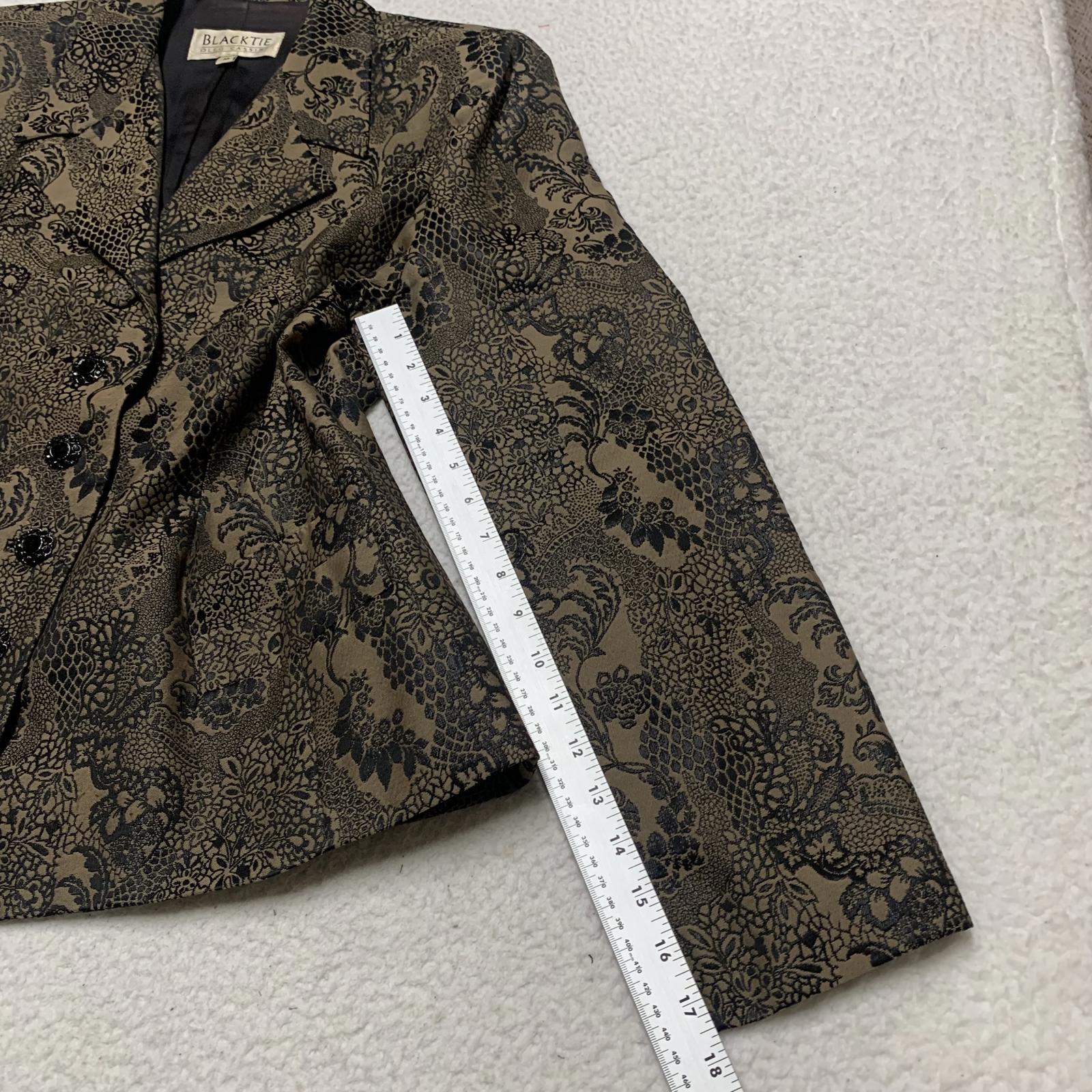 VTG Oleg Cassini BlackTie Women's 18 Evening Blazer