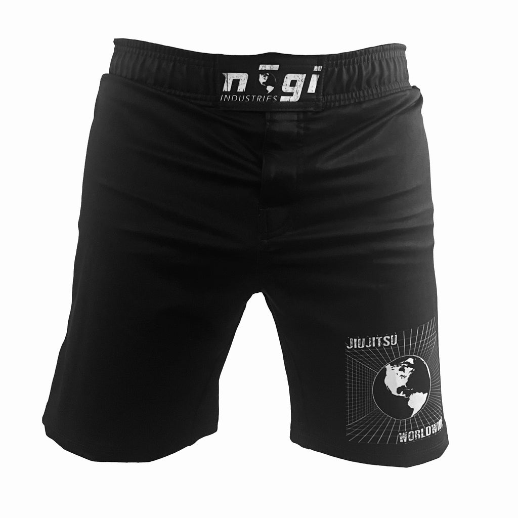 Pantalones cortos de lucha Spectre - Jiu-jitsu Worldwide - Fabricados en EE. UU. 