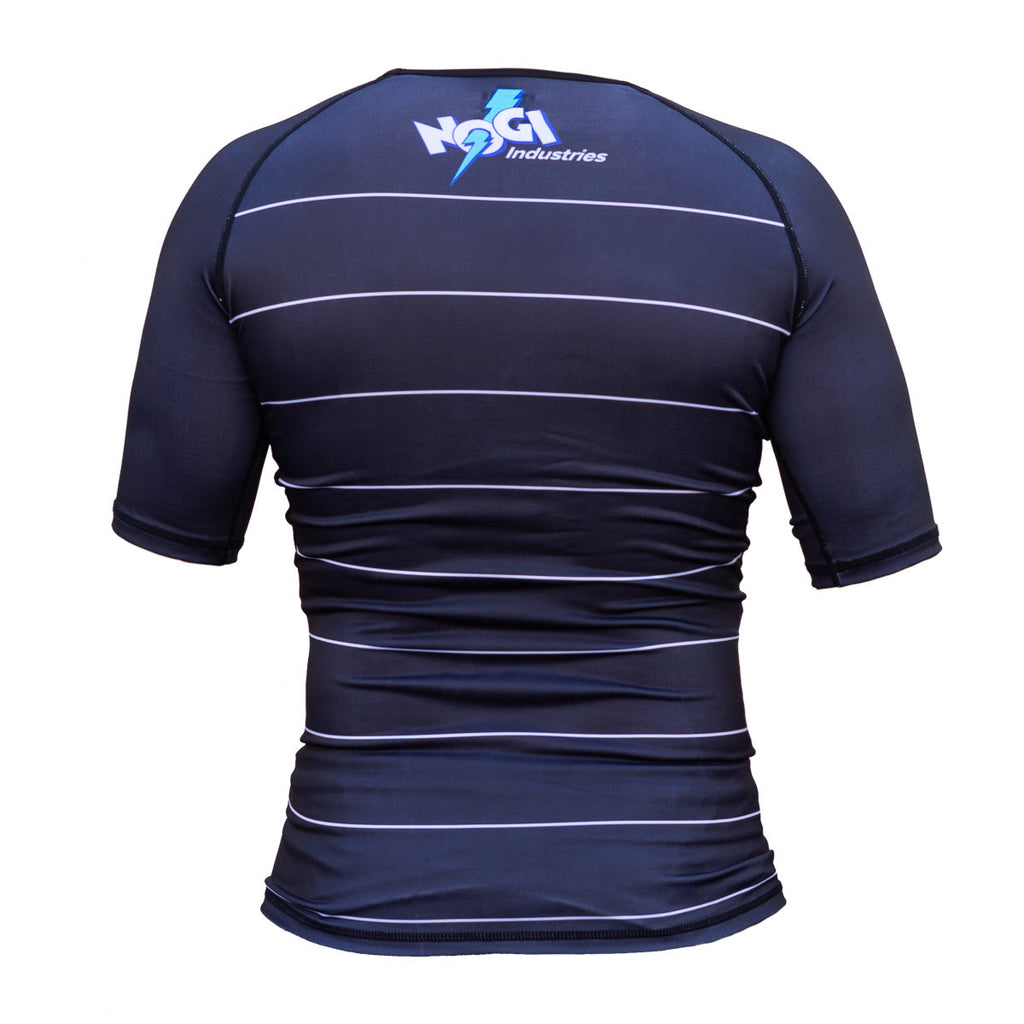 Camiseta Energy Rash Guard de Nogi Industries de manga corta - NEGRA