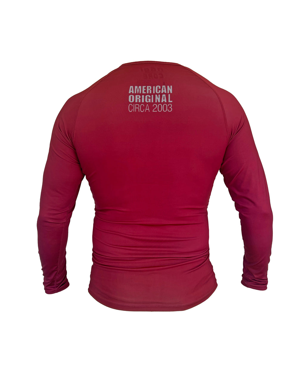 Camiseta de manga larga Core - Rojo Merlot 