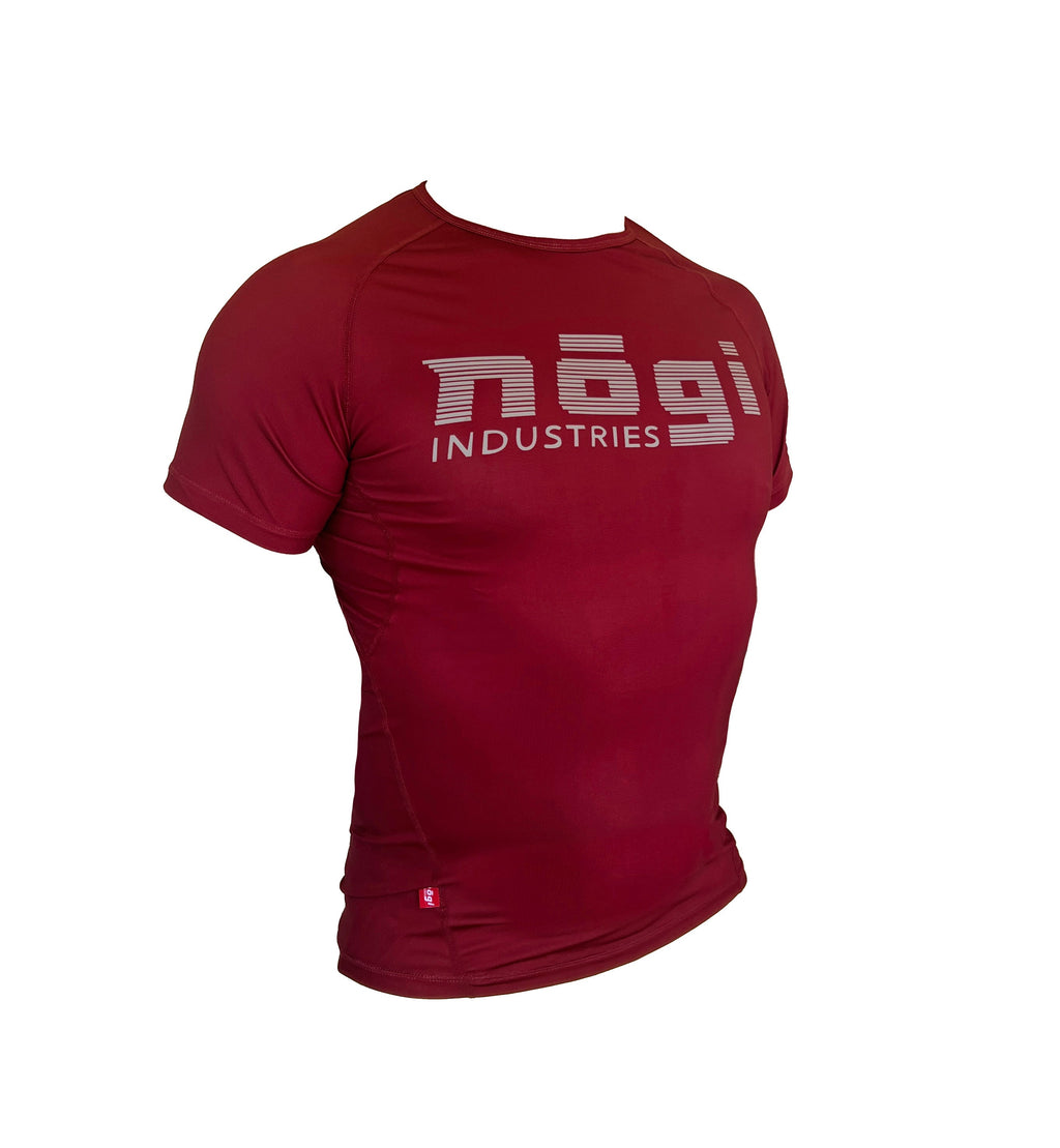 Camiseta de manga corta Core - Rojo Merlot 