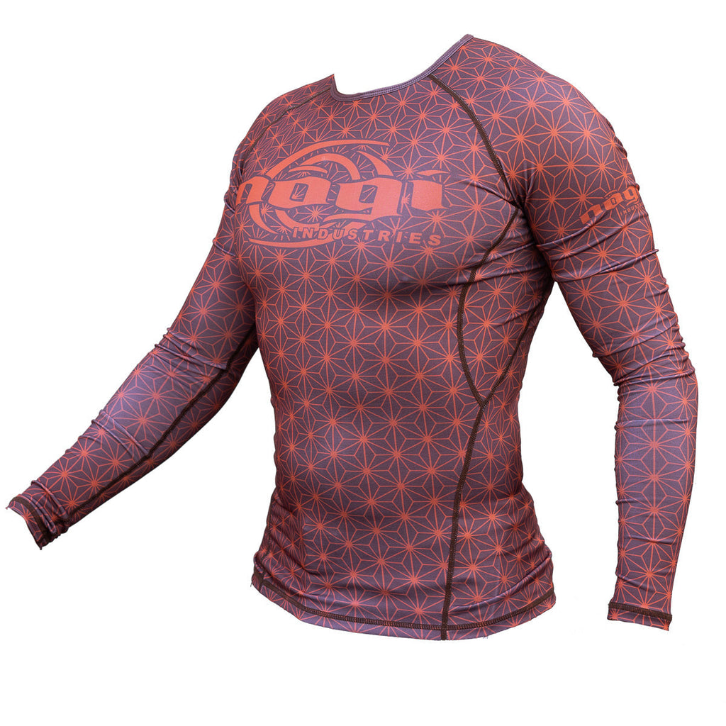 Rashguard de manga larga Spectral Rank - Marrón (LS)
