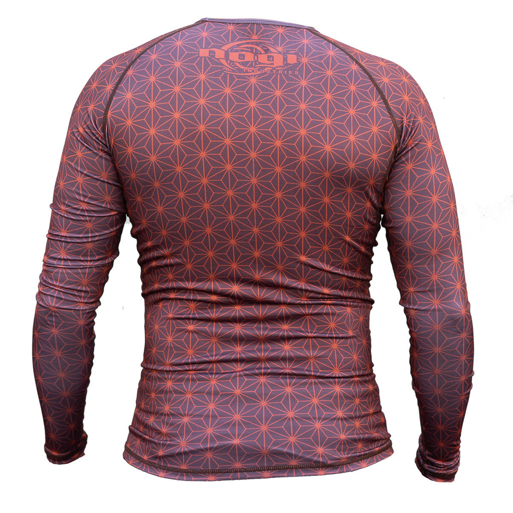 Rashguard de manga larga Spectral Rank - Marrón (LS)