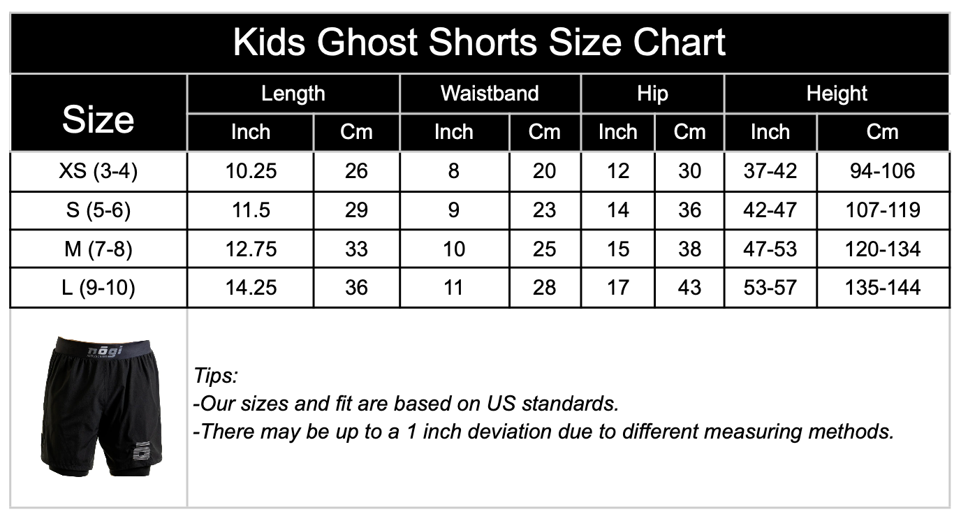 Pantalones cortos de lucha Ghost Premium con forro para niños - Negro obsidiana 
