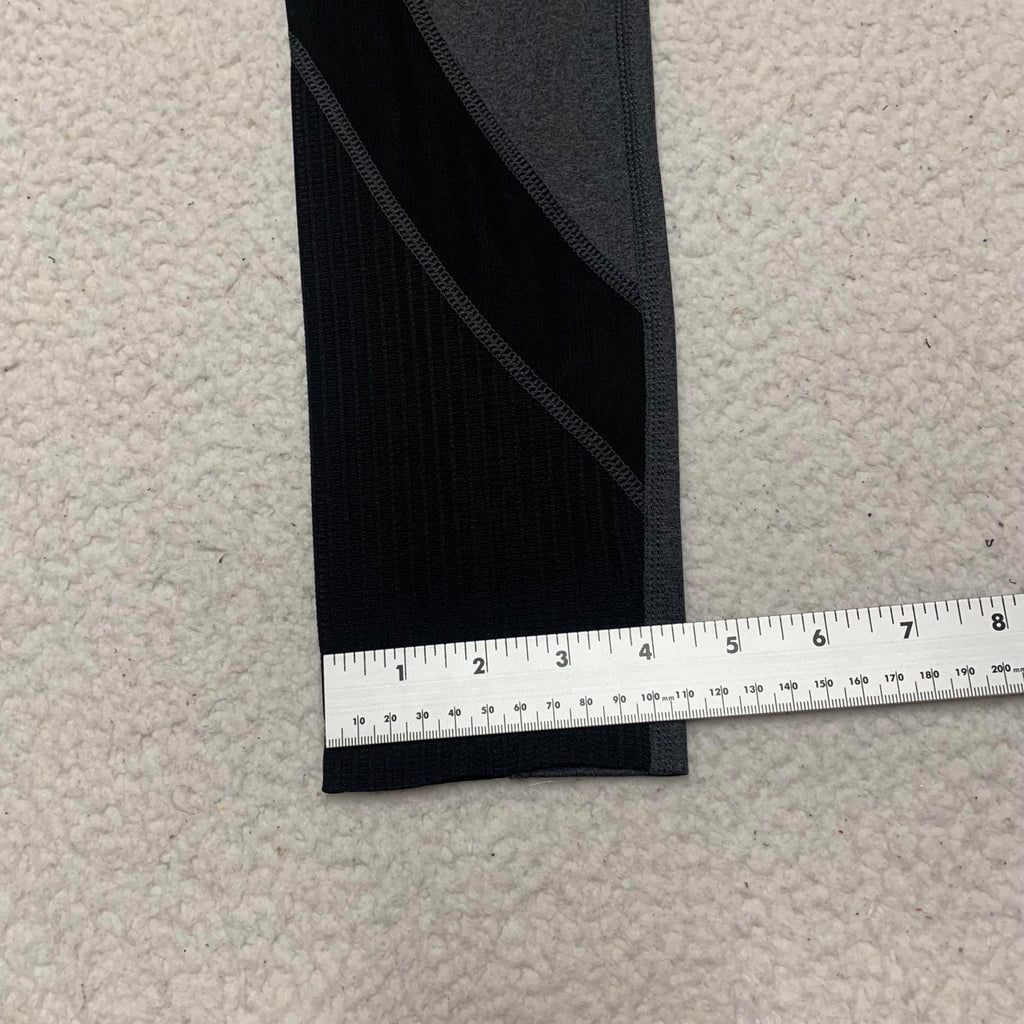 Leggings deportivos Reebok para mujer, talla XS, color gris y negro