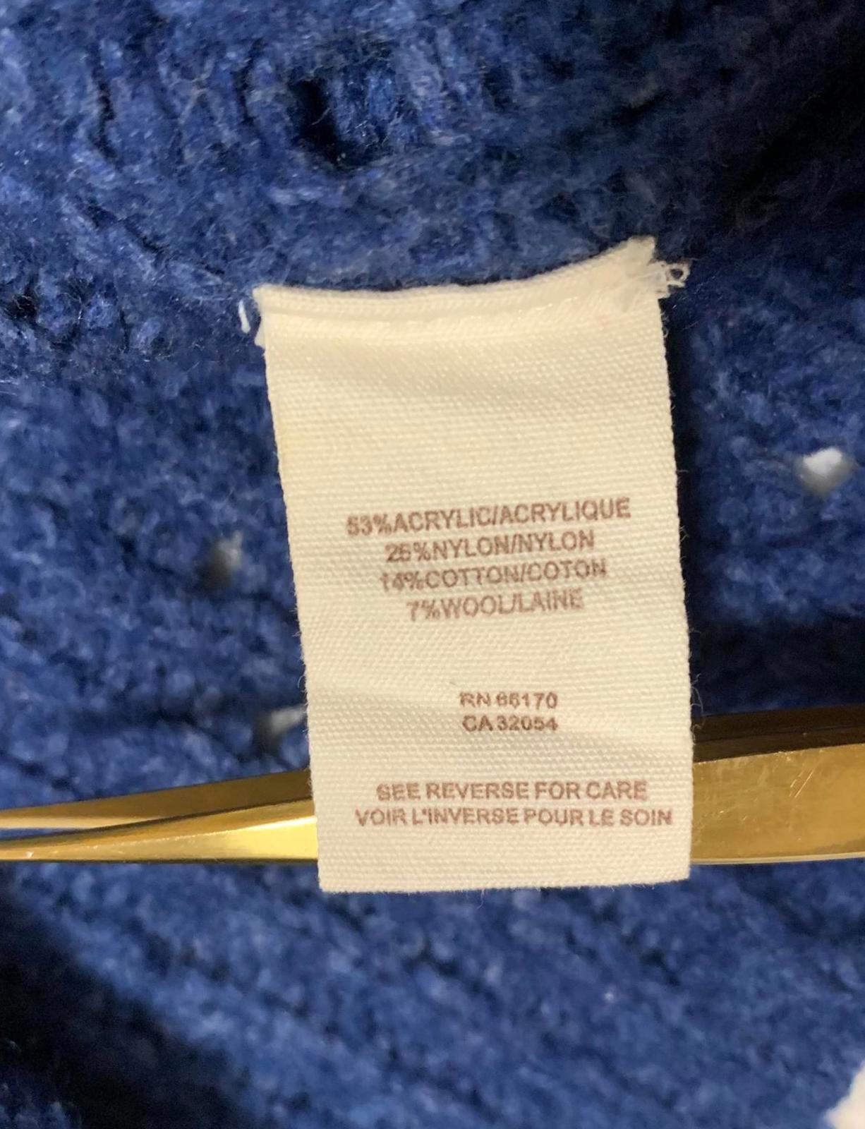 Suéter de punto de manga larga azul para mujer talla L de Free People