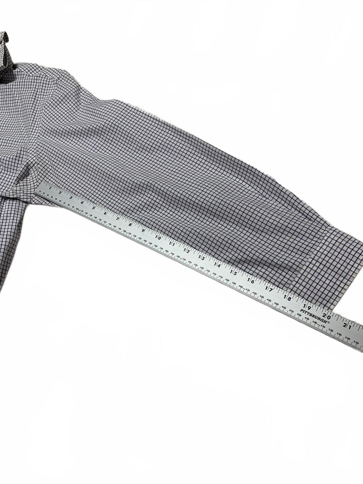 Ralph Lauren Men's Size XLarge White Grid Casual Button-Down Shirt XL