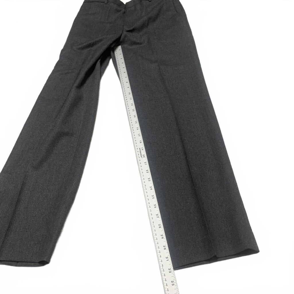 Pantalones de vestir de lana peinada 100 % color gris Geoffrey Beene para hombre, talla 34 x 32