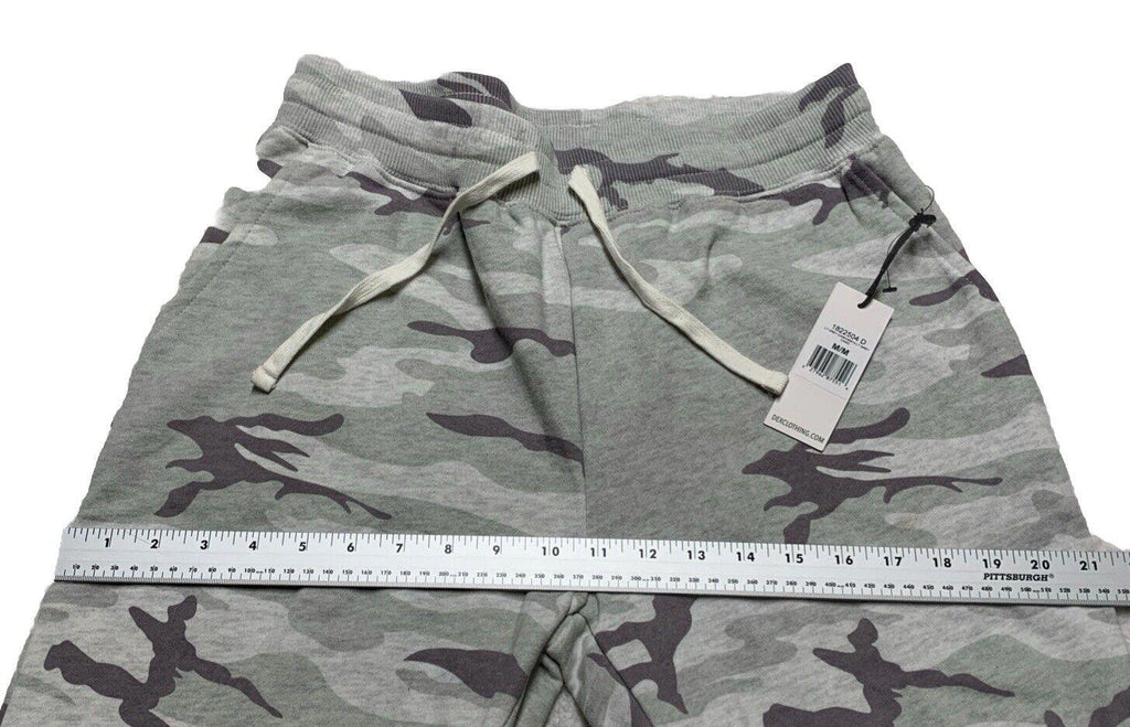 Pantalones deportivos Dex Clothing para mujer, color gris claro, con estampado de camuflaje