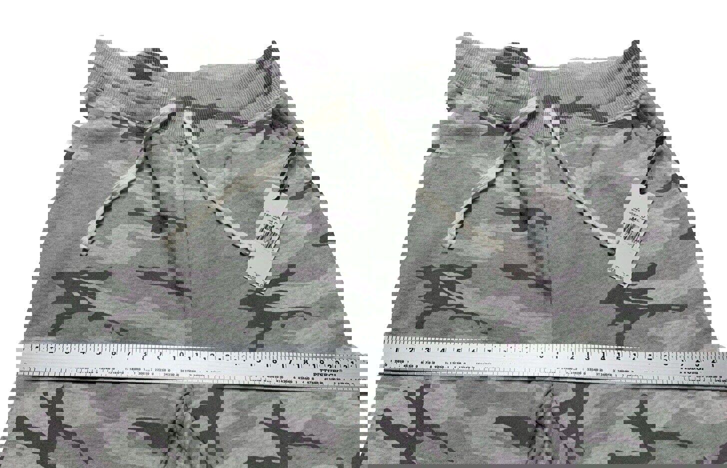 Pantalones deportivos Dex Clothing para mujer, color gris claro, con estampado de camuflaje