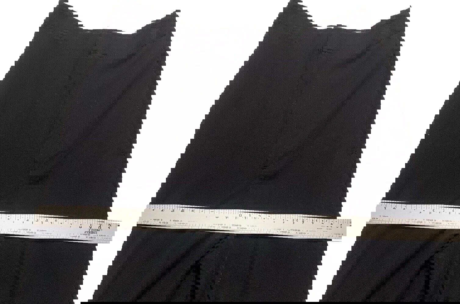 Club Monaco Wide Leg Scallop Hem Pants 8 Black