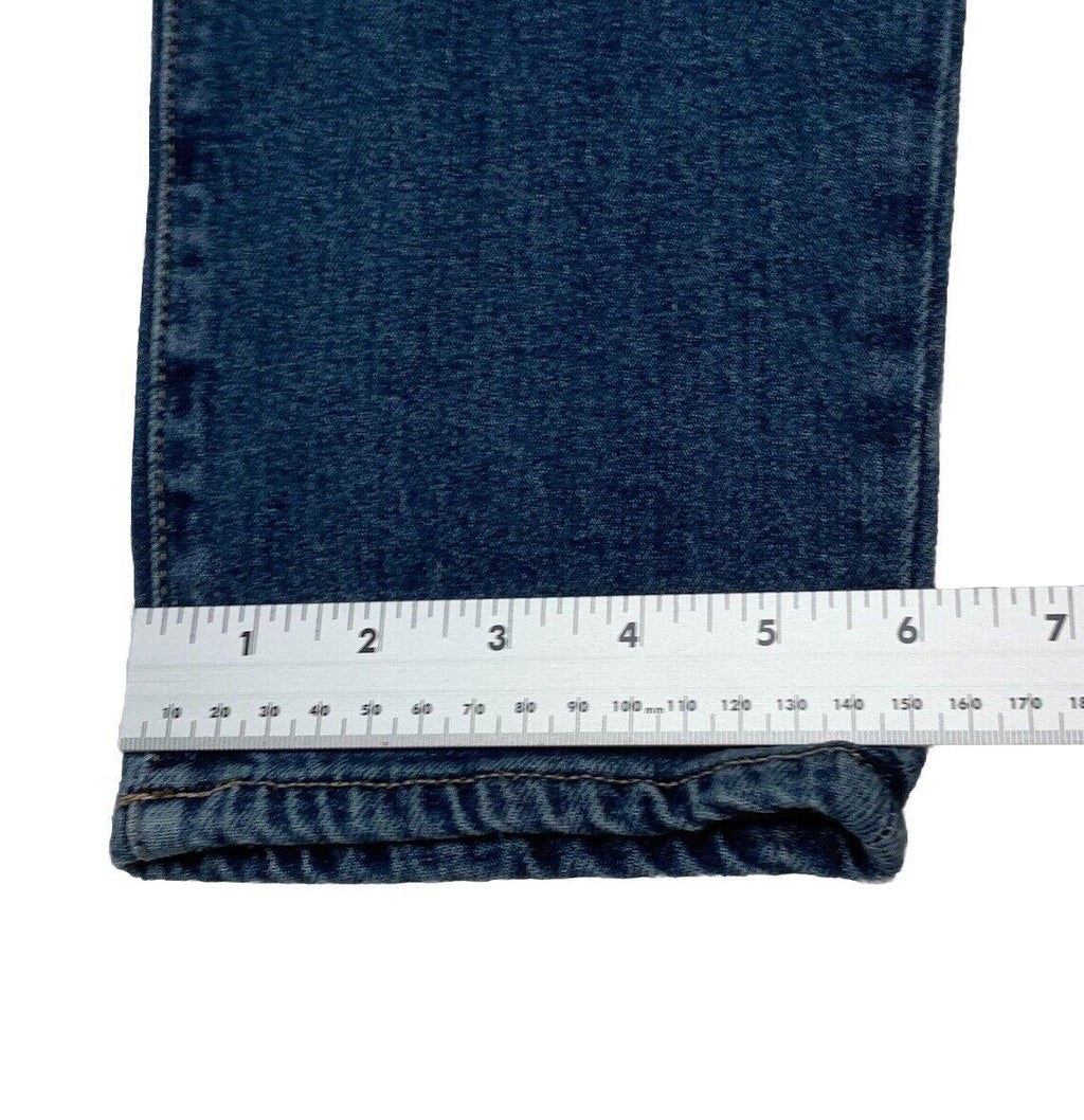 Vaqueros rectos azules de maternidad Old Navy OG talla 8 - Ajuste cómodo