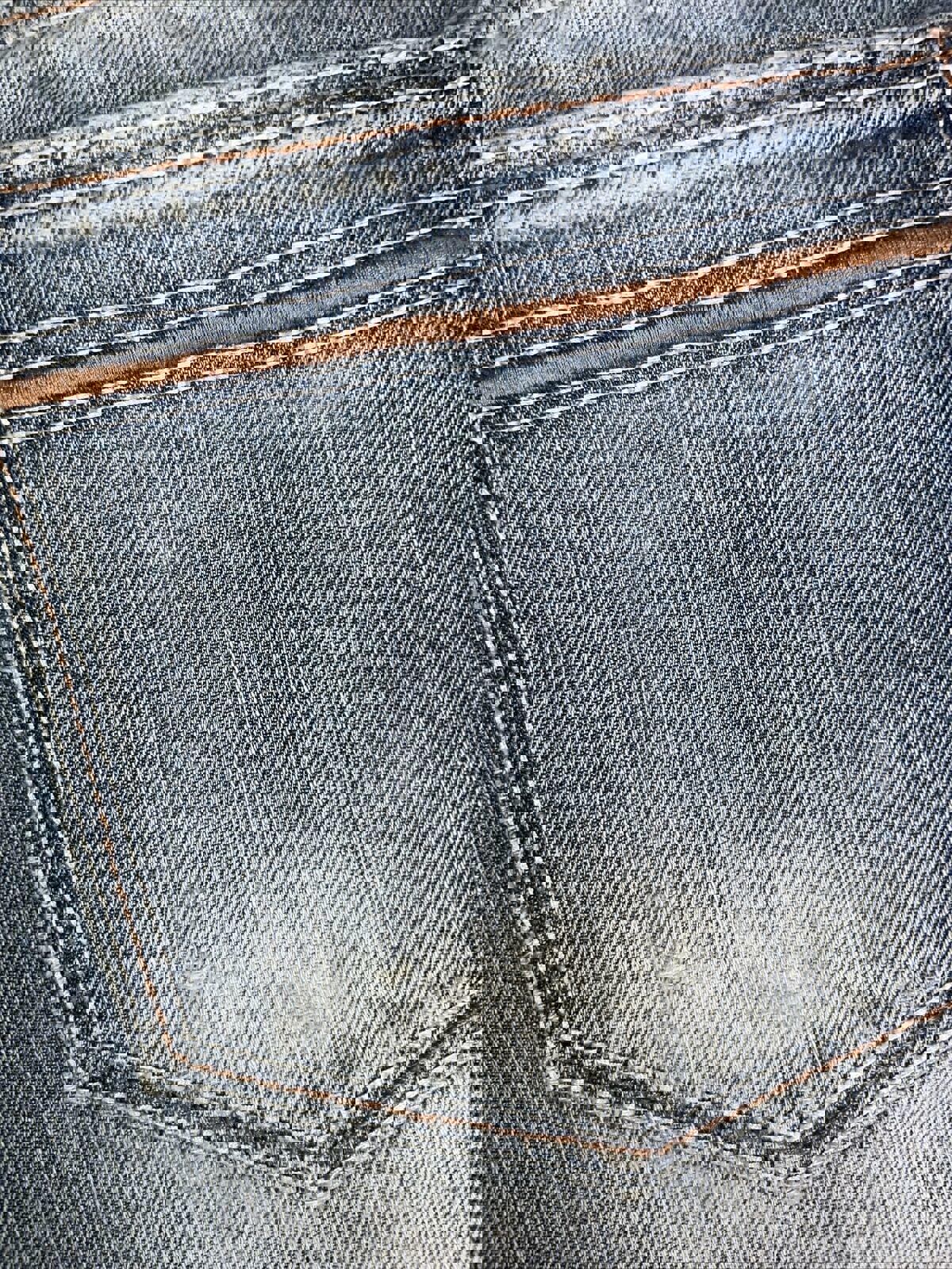 Bota vaquera negra premium azul para hombre talla 34/30