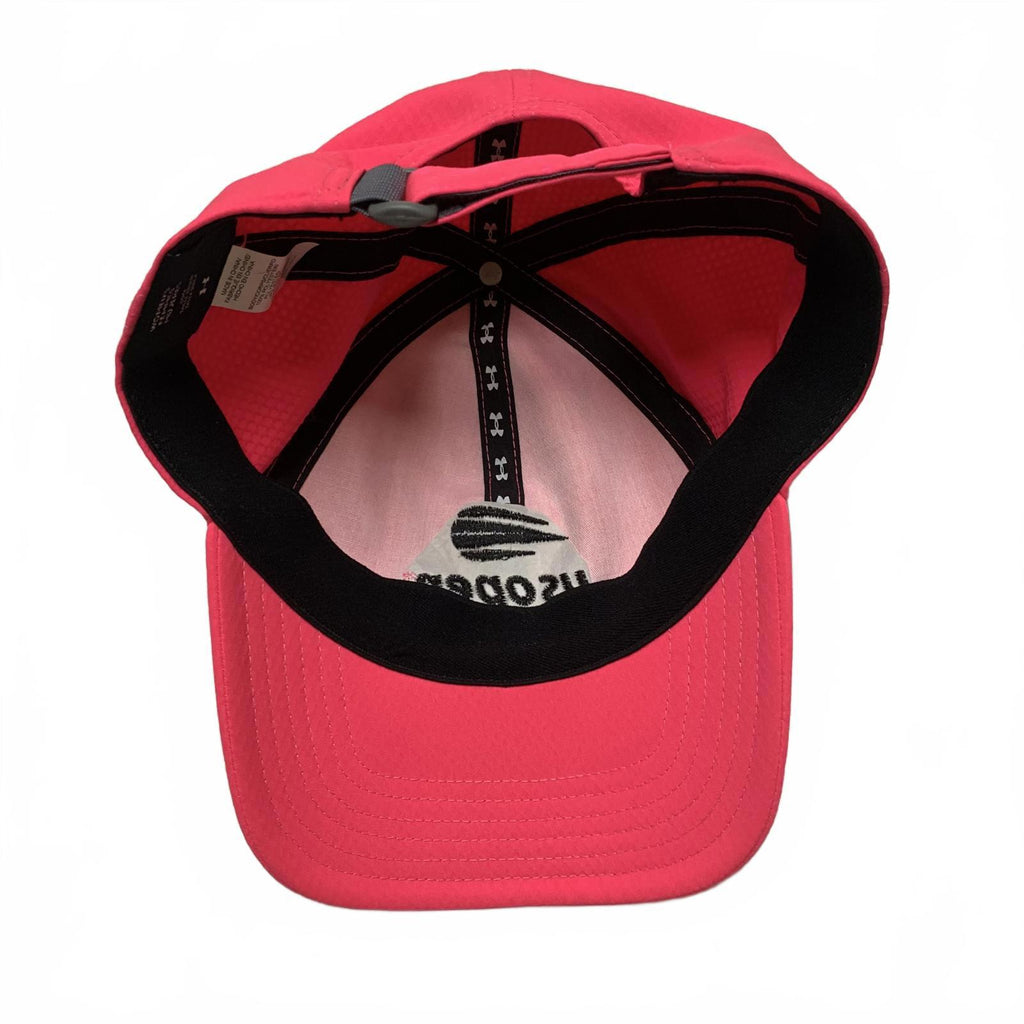 Gorra rosa neón de talla única para mujer del US Open de Under Armour