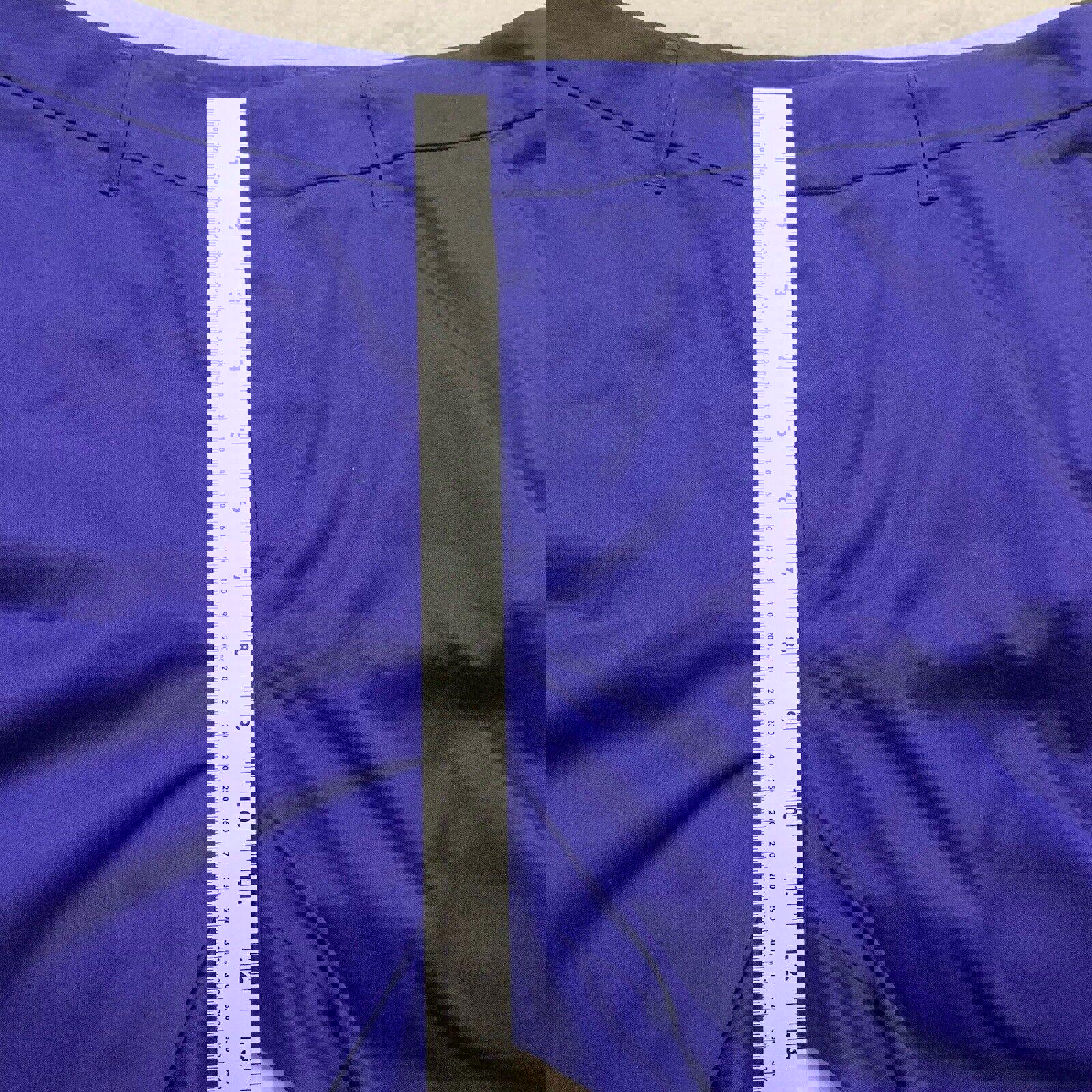 Pantalones capri elásticos con puños morados para mujer de Mossimo, talla 16