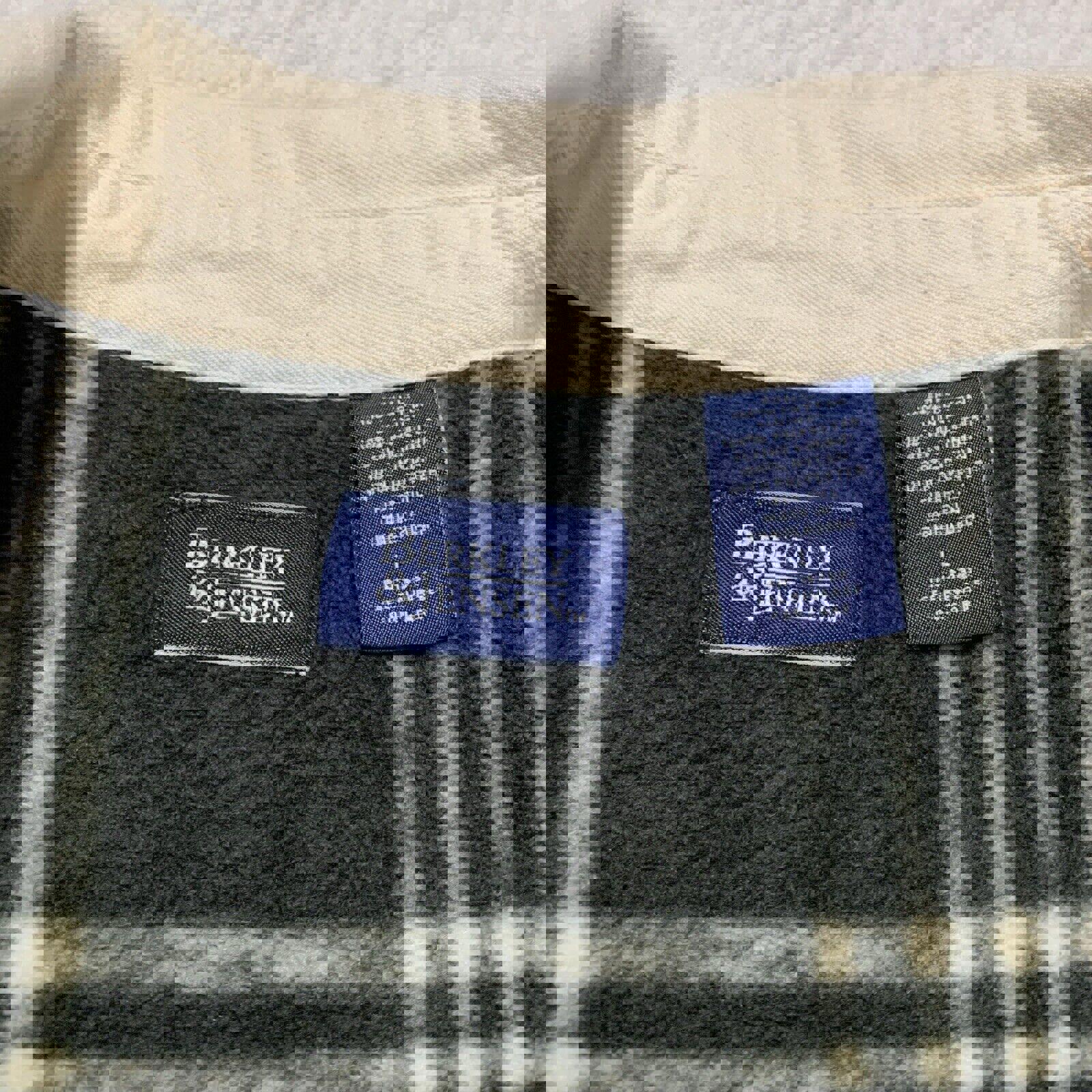 Camisa Berkley &amp; Jensen con forro blanco hueso grande para hombre