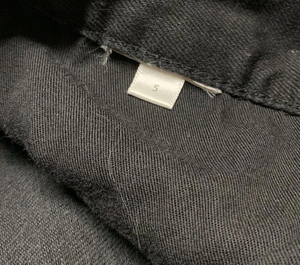 Vaqueros negros ajustados y rectos UNIQLO para niña, talla 5, de Japón