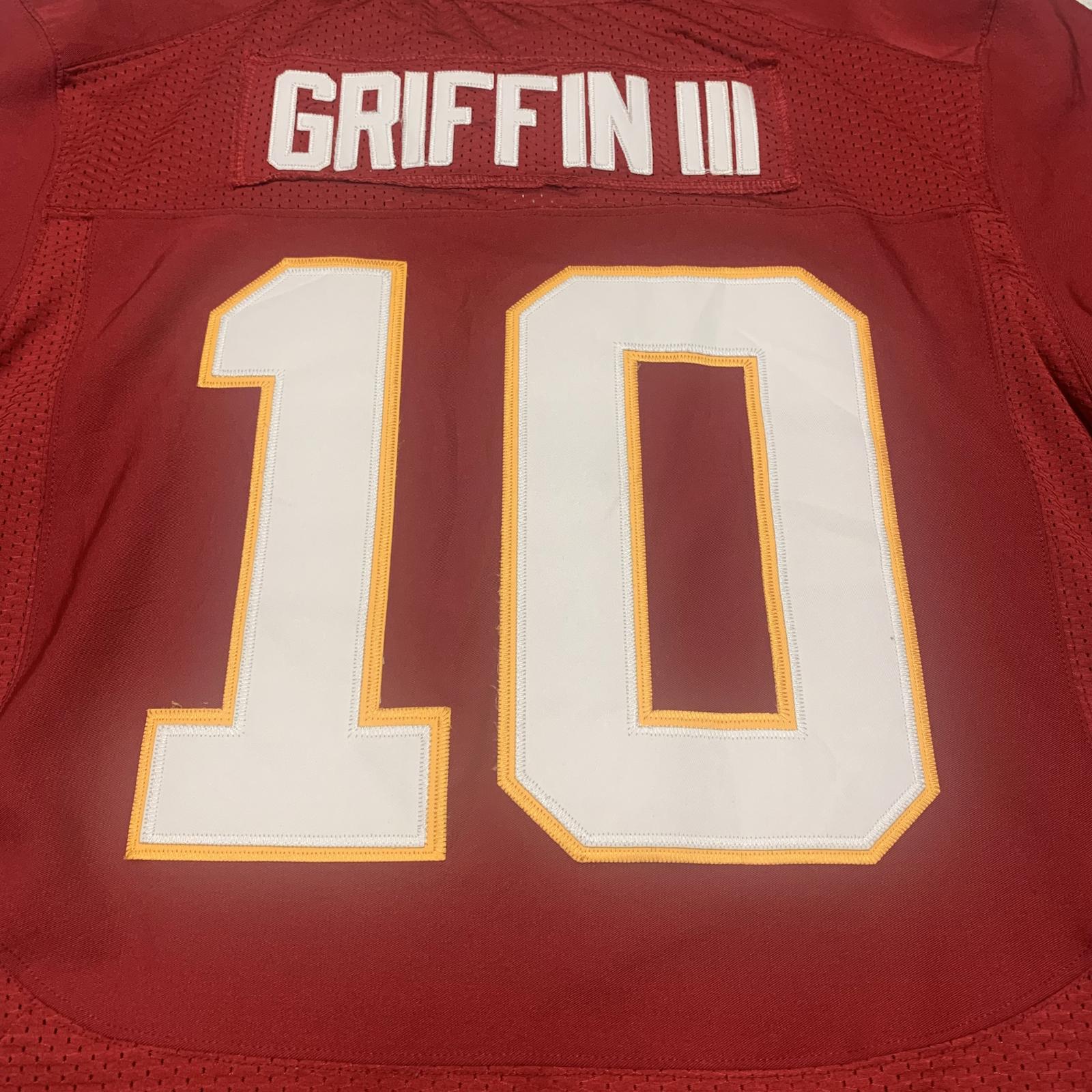 Camiseta Nike de Robert Griffin III # 10, talla 52, Washington Redskins, NFL RGIII para hombre