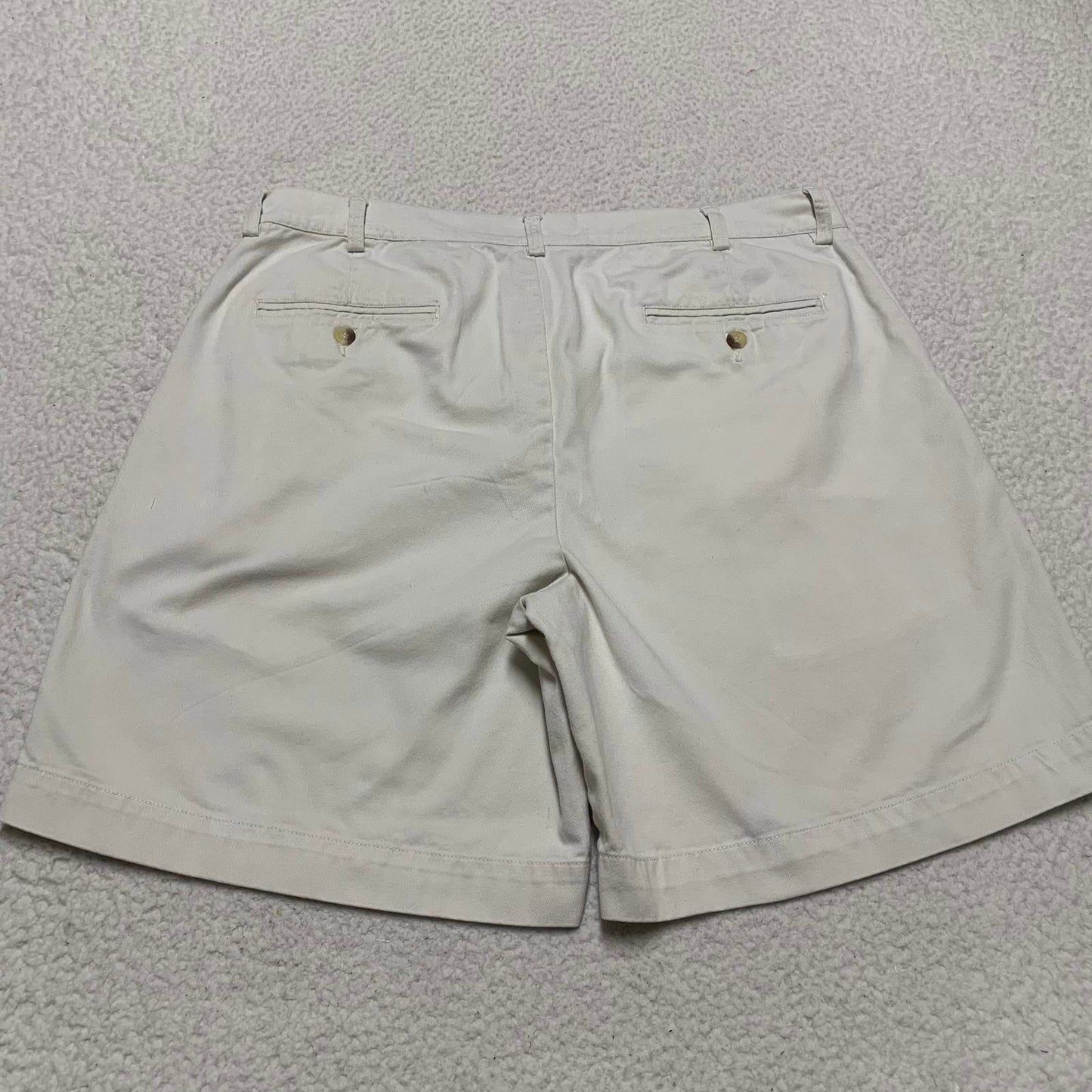Classic Chinos Men's Beige Sz 38 Shorts Flat Front Casual 100% Cotton W37 India