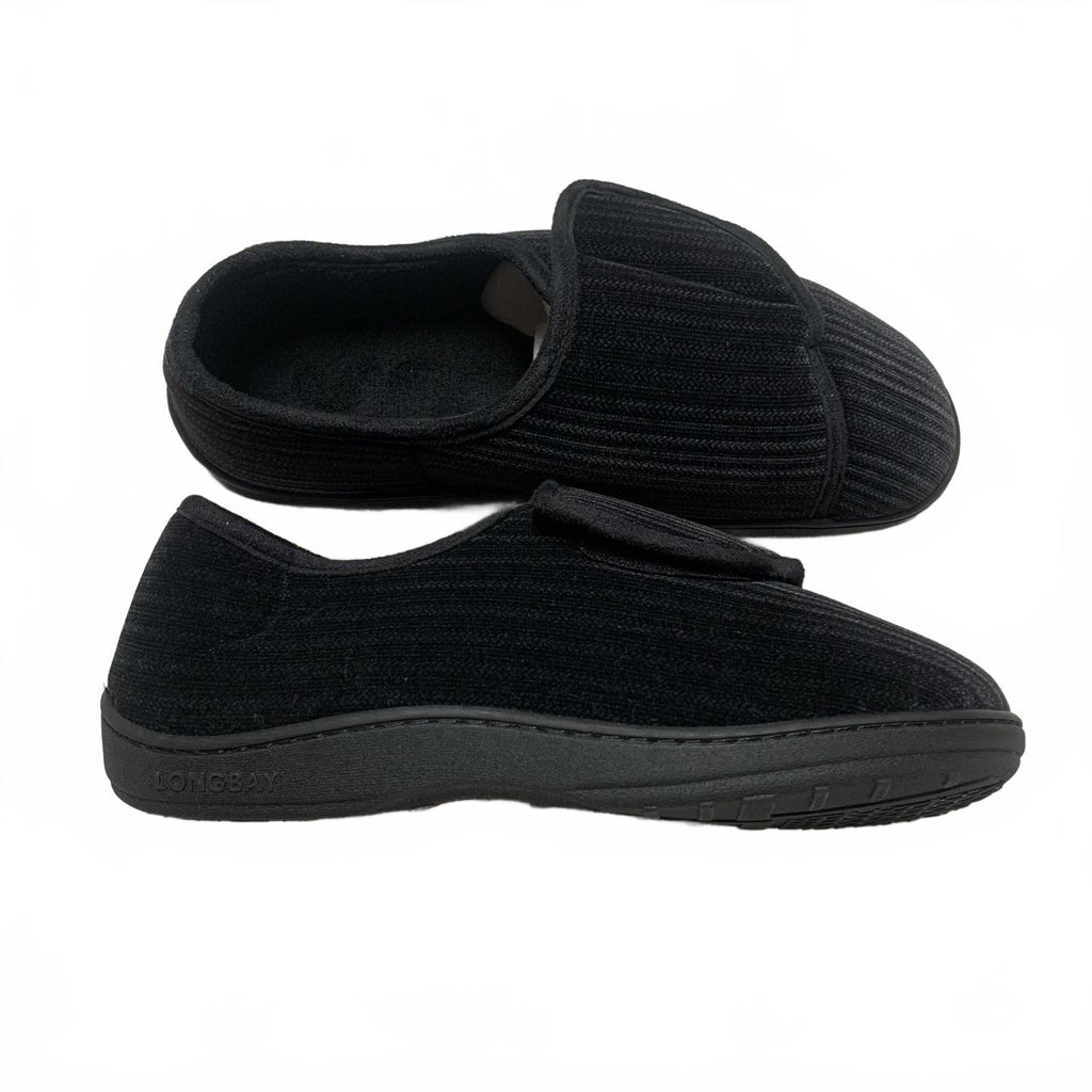 Zapatillas unisex negras de talla 9 sin marca, calzado con soporte
