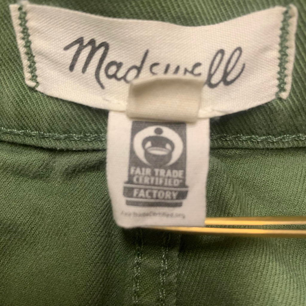 Pantalones cortos verde oliva Madewell para mujer talla 29 talla 30