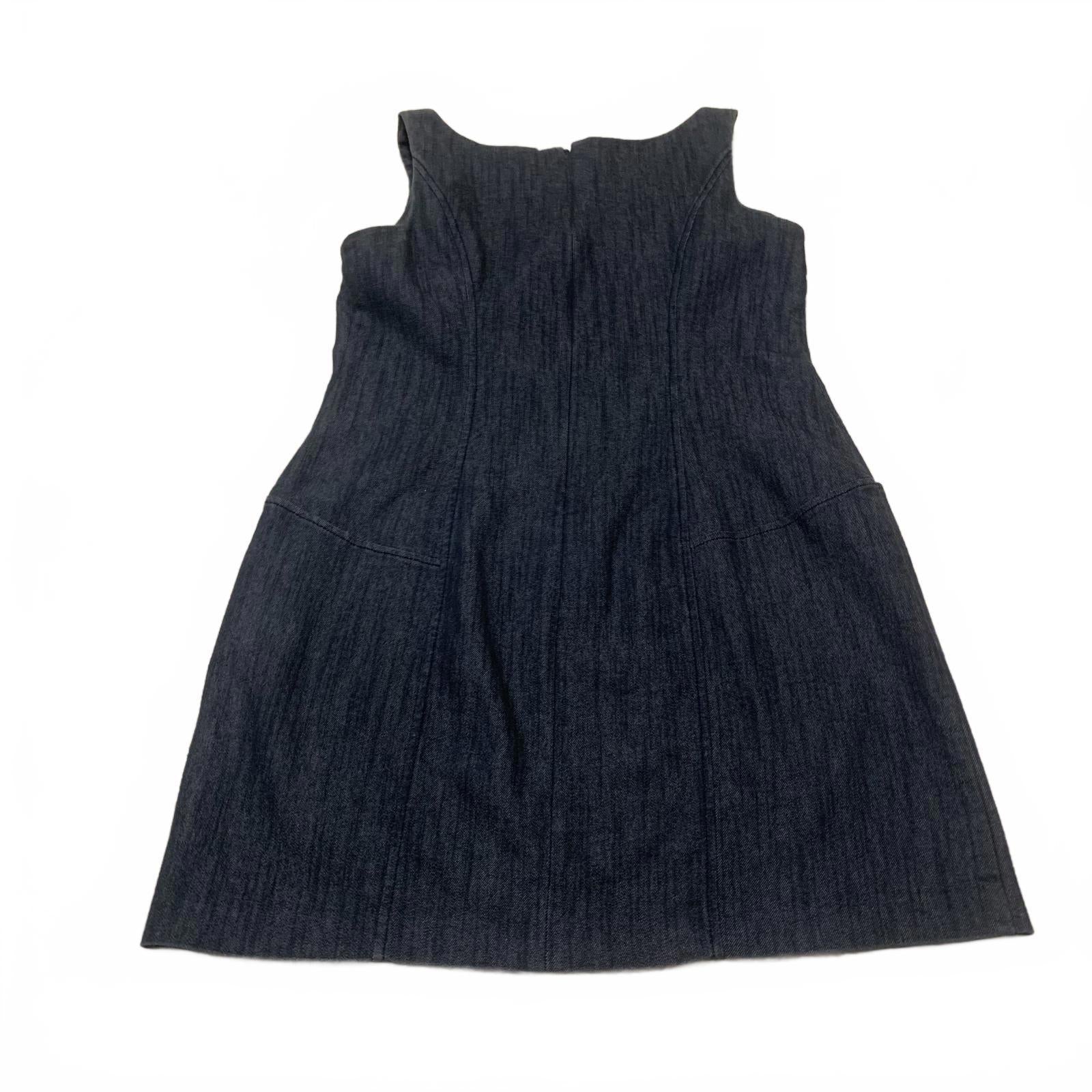 Jessica Simpson Women’s Size 12 Sleeveless blue Denim Dress Front Pockets