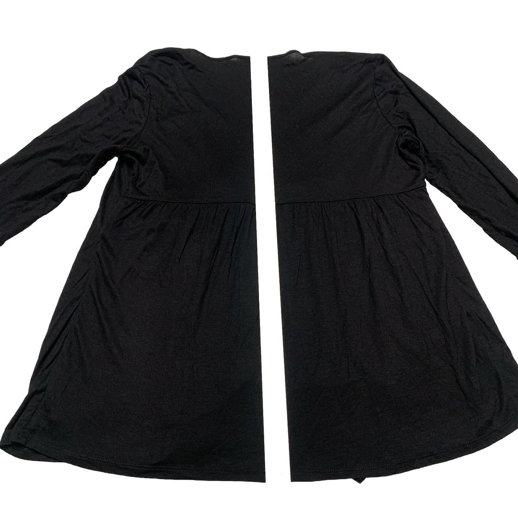 Túnica con cinturón estilo bohemio festivo en blanco y negro PXL para mujer de Style &amp; Co.