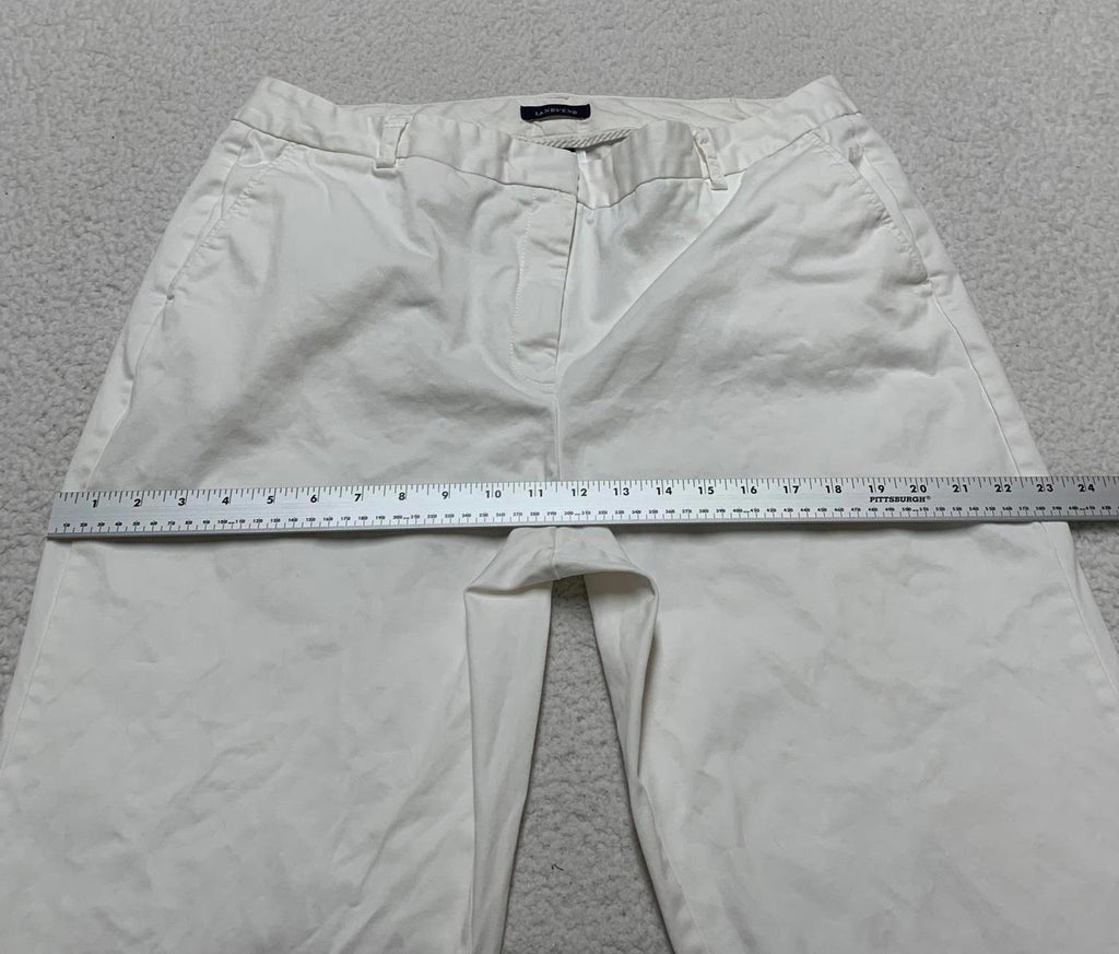 Pantalones anchos blancos Lands' End para mujer, talla 16T