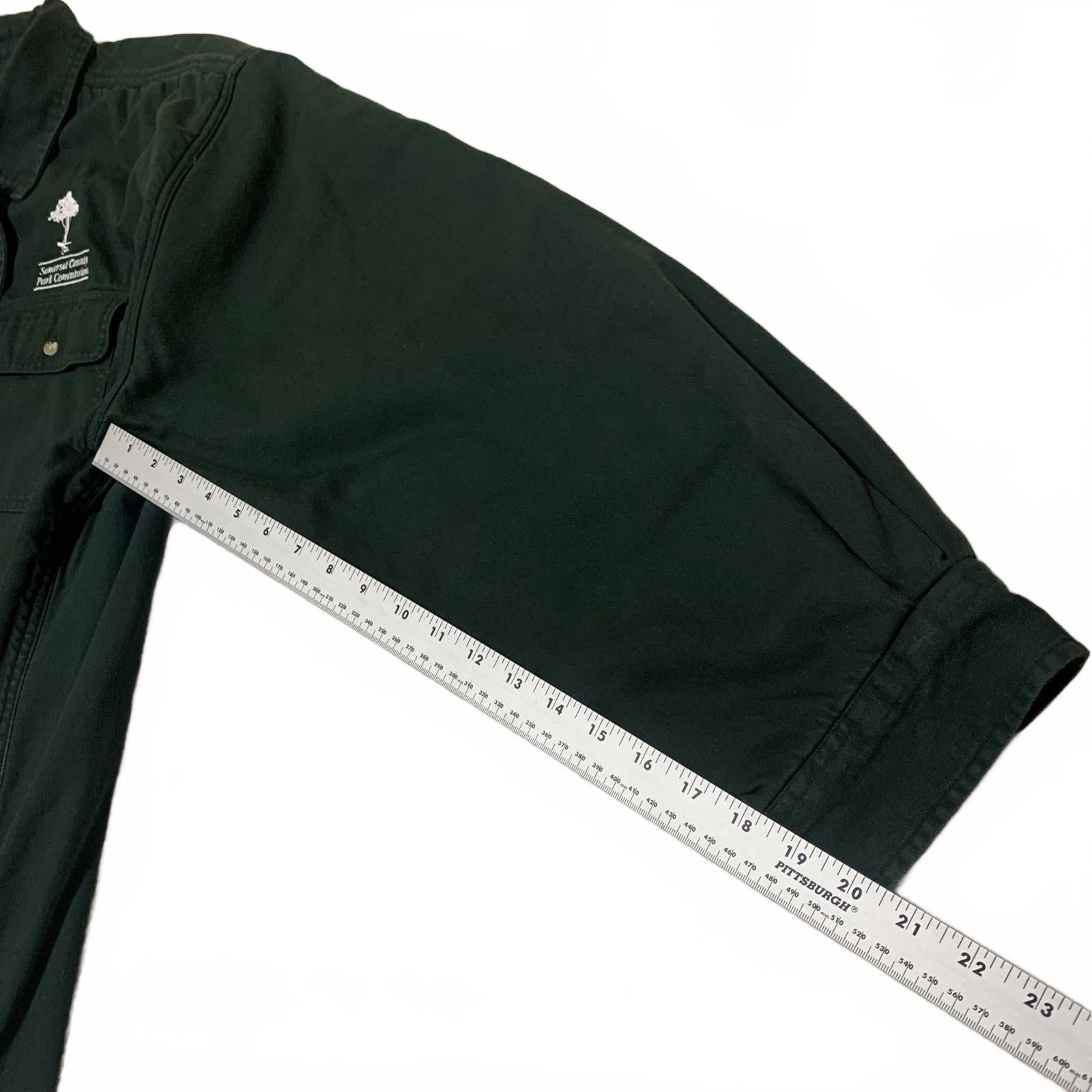 Vintage Tri Mountain Men's Green Fleece Jacket 3XL RN88051 Outdoor Workwear Y2K