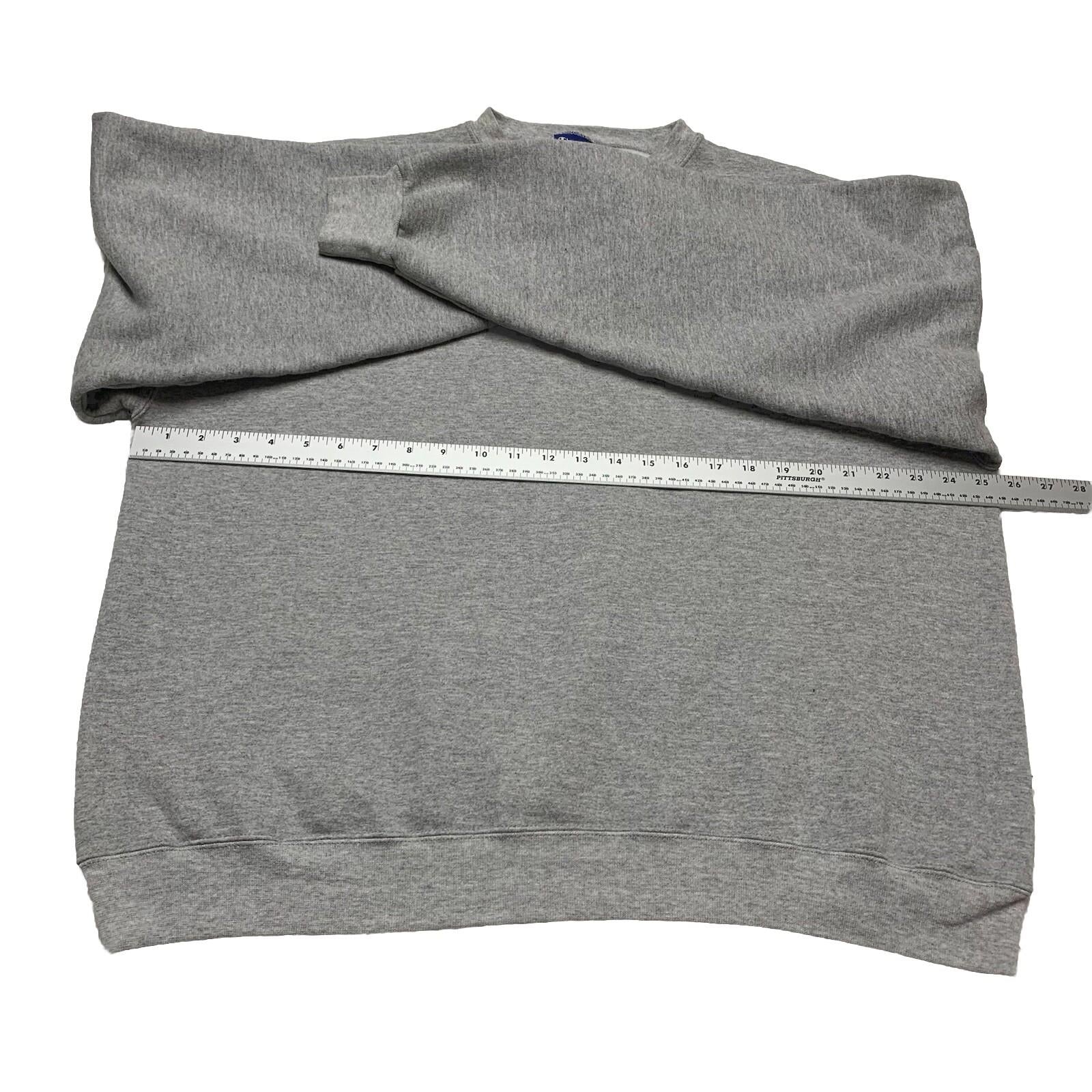 Sudadera unisex auténtica Champion XL gris Seton Hall University cuello redondo