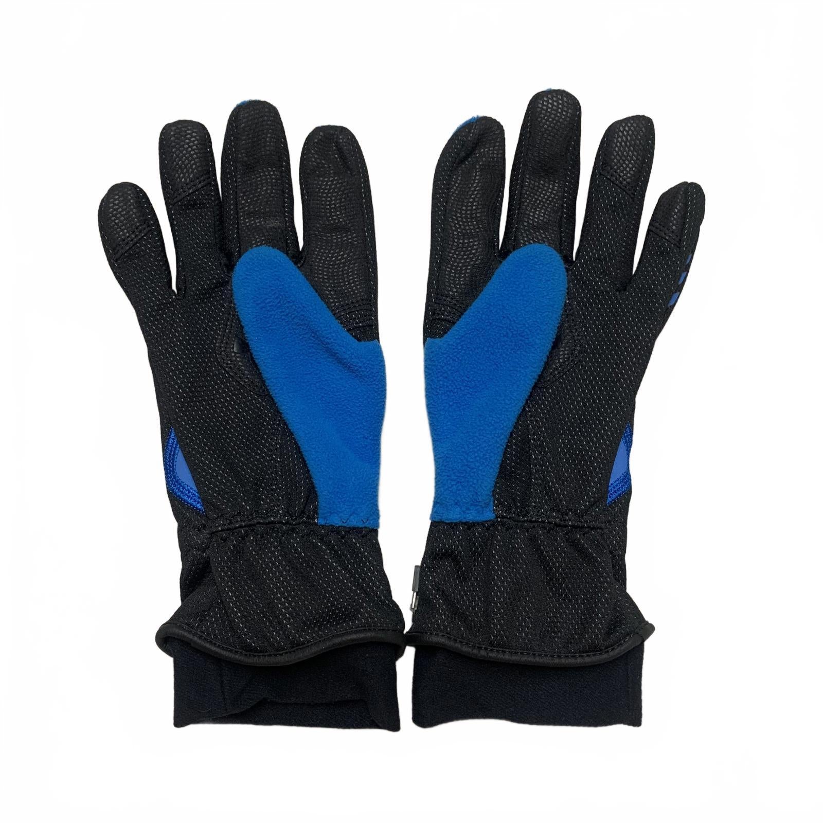 Guantes de rendimiento unisex Under Armour talla pequeña/mediana, negros y azules