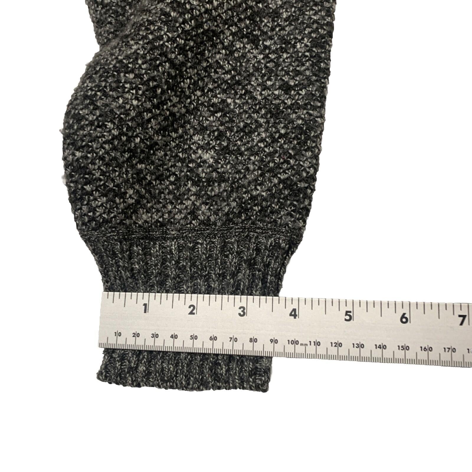 Cárdigan Alberto Cardinali para hombre XL, negro, gris, con cremallera completa, forro polar y coderas