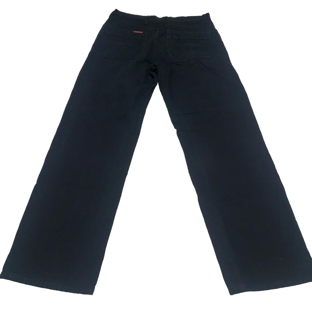 Vaqueros Ben Sherman para hombre, talla W34, cierre de botones, color negro, 34 x 32, fabricados en Italia.