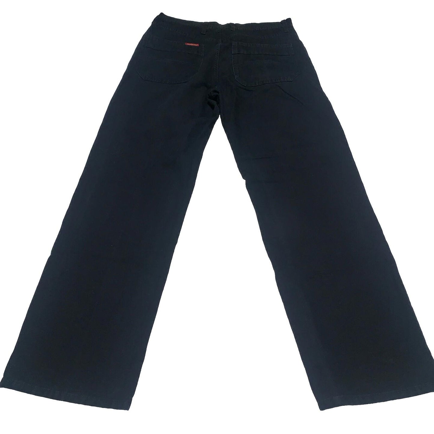Ben Sherman Jeans Men’s Sz W34 Black Button Fly 34 x 32 Actual Made in Italy